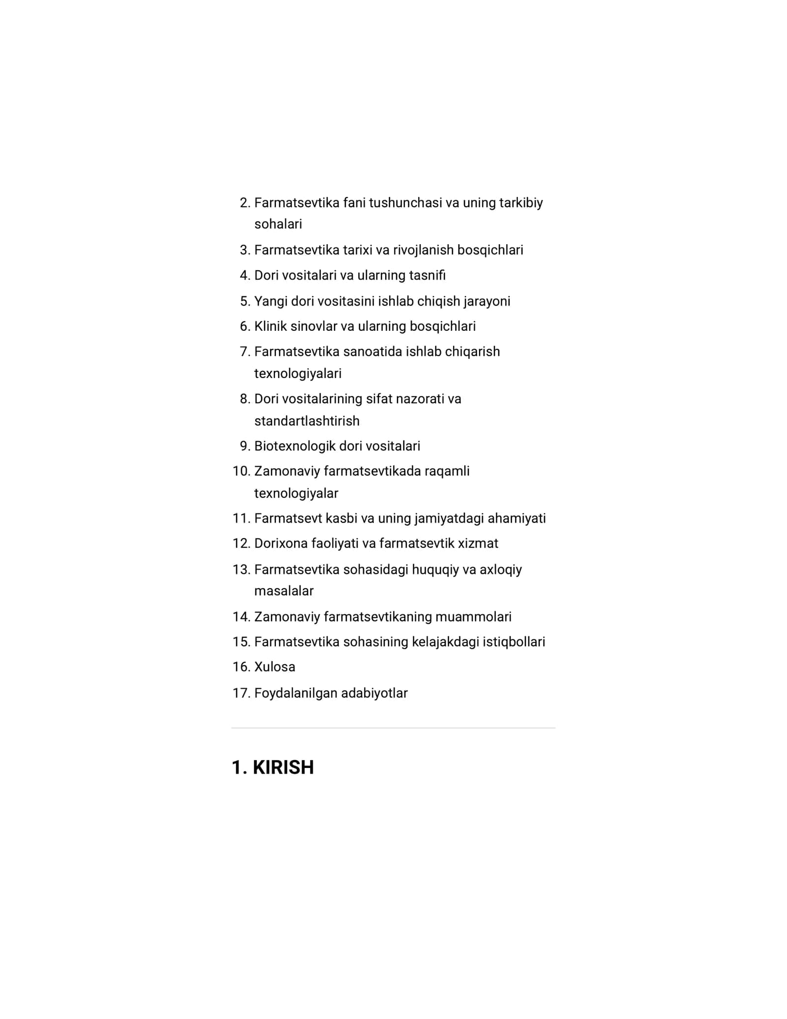 Referat Farmatsevtika 2