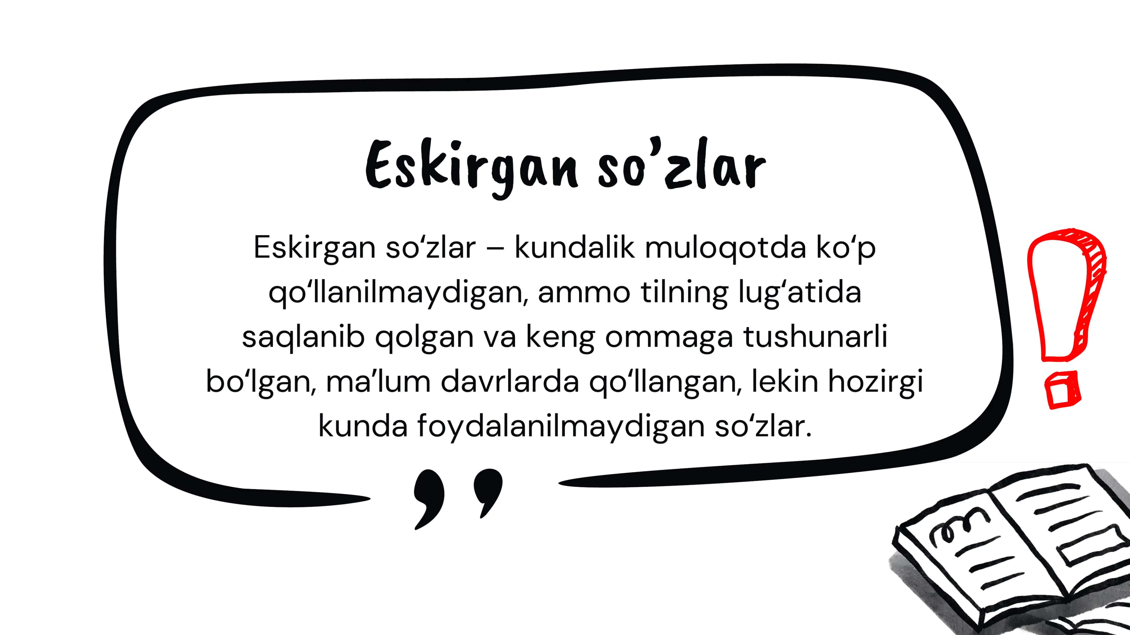 Eskirgan soʻzlar 2