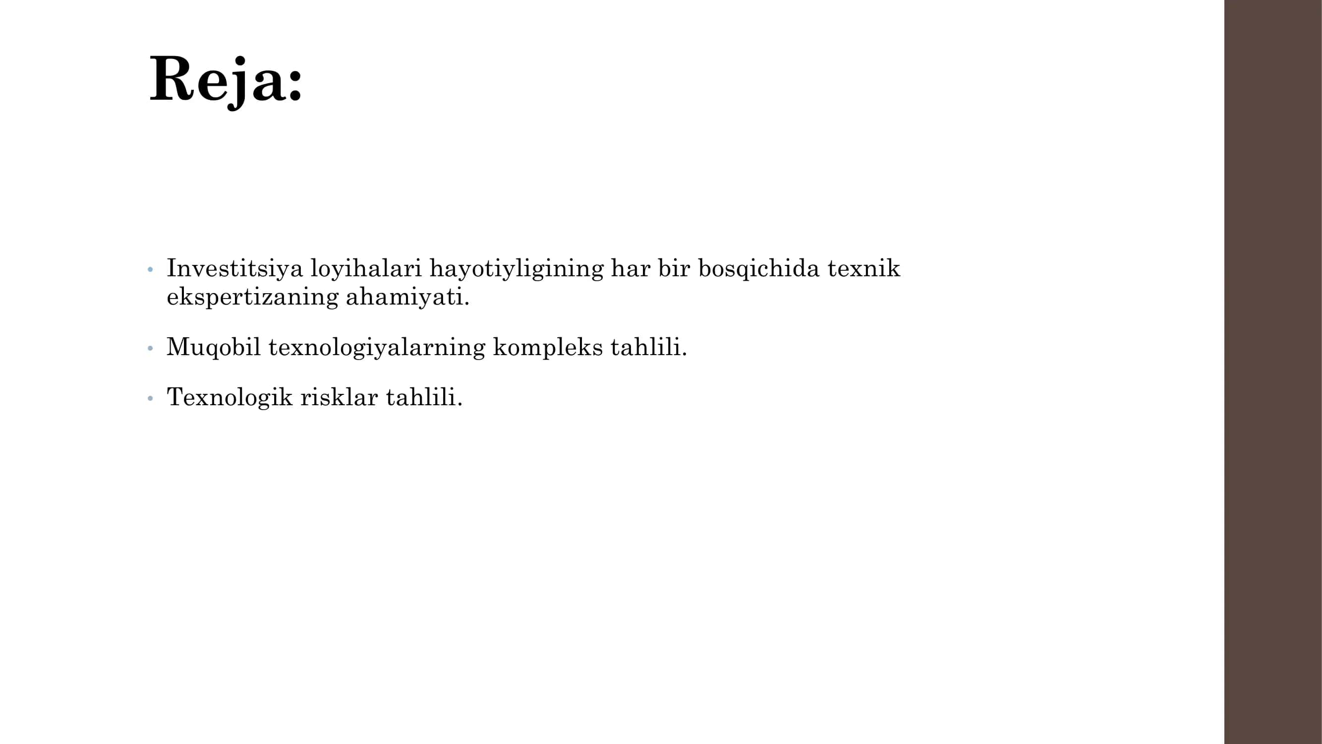 Investitsiya loyihalari 2