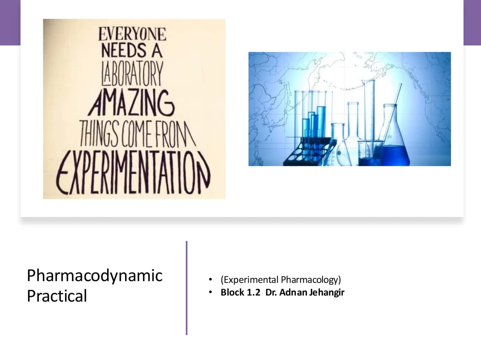 Pharmacodynamic Practical 2