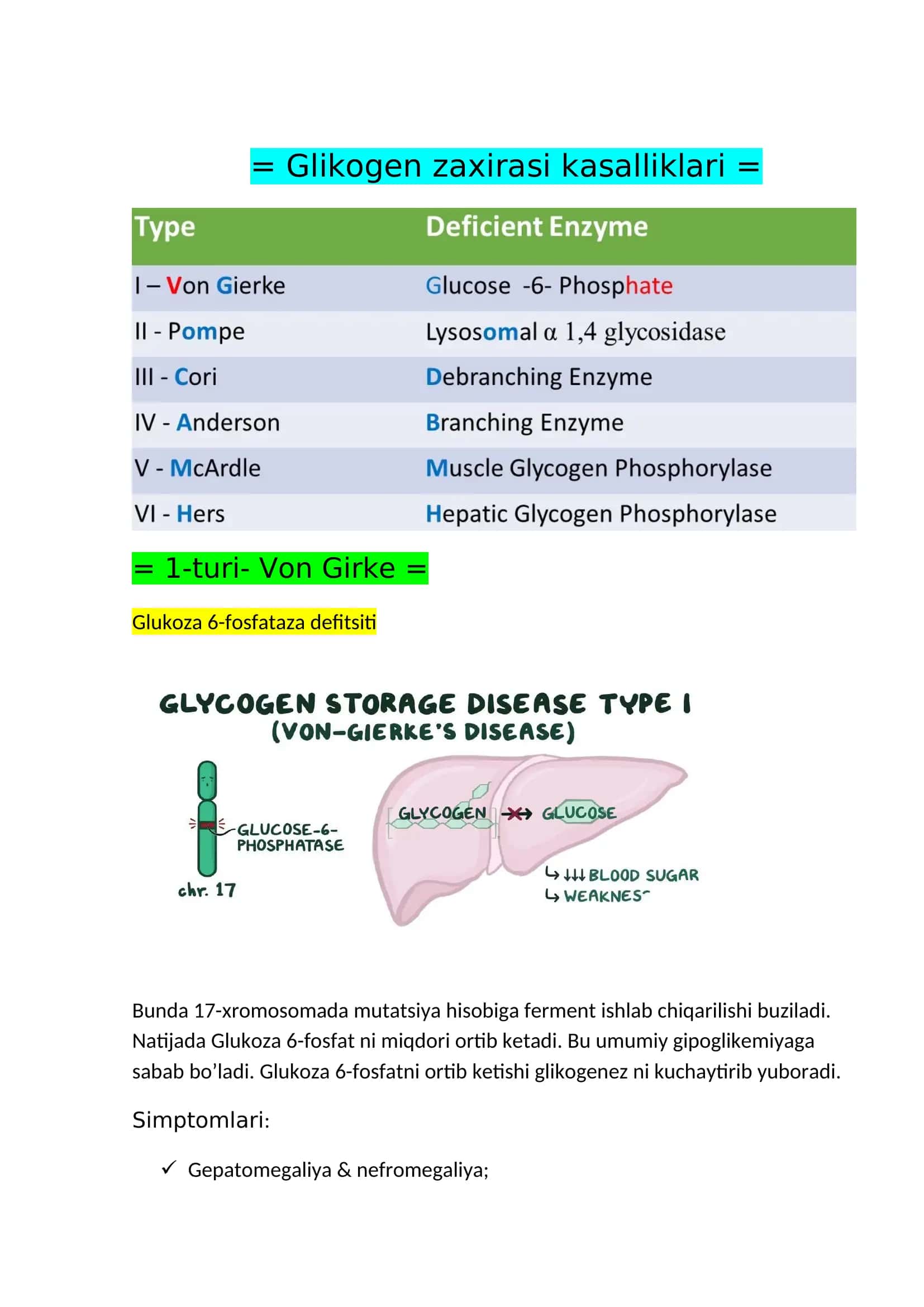 Glikogenez & glikogenoliz 2