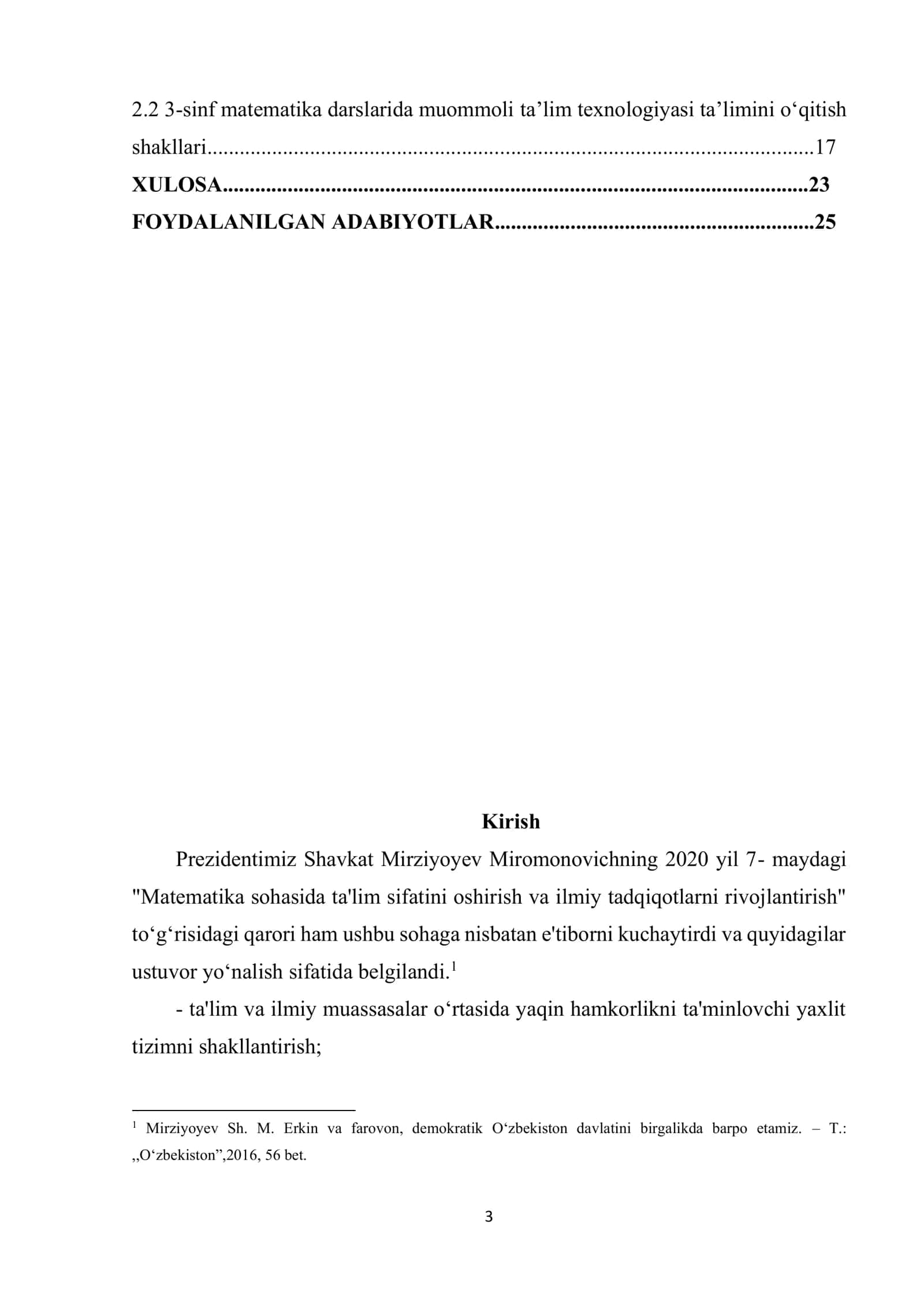 3-sinf matematika darslarida muommoli ta’lim texnologiyasidan foydalanish metodikasi 2