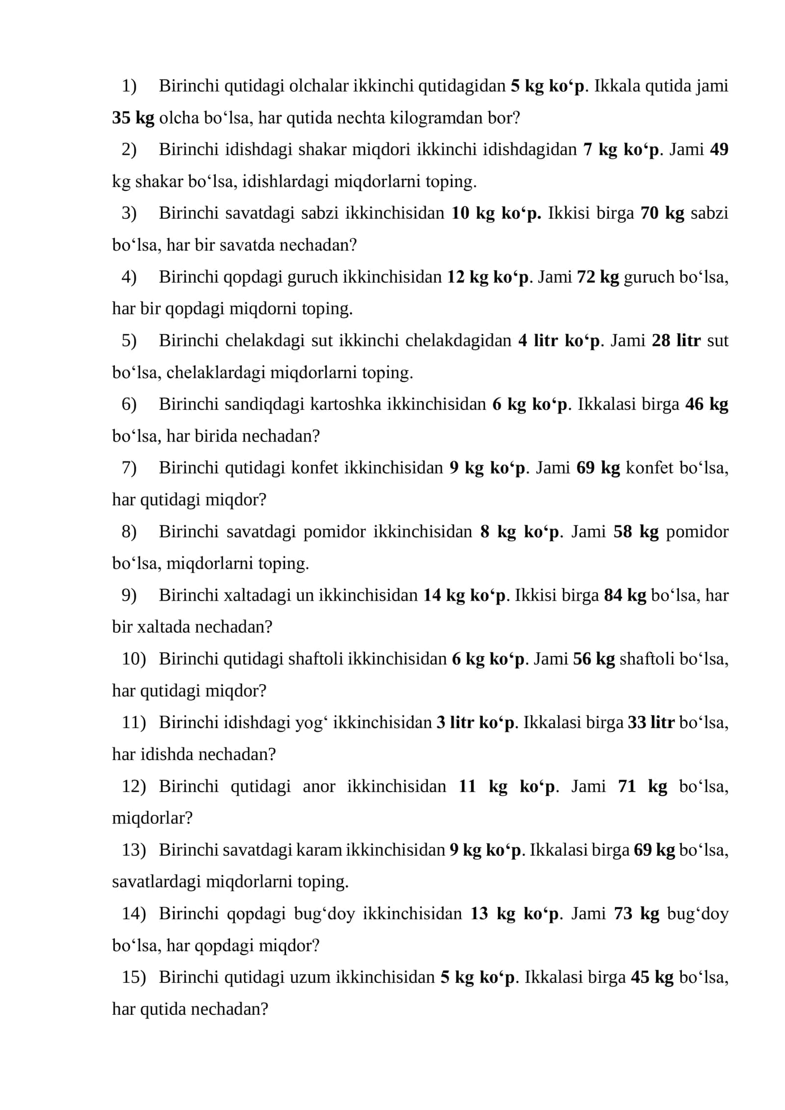Matematikadan Masalalar tõplami 2