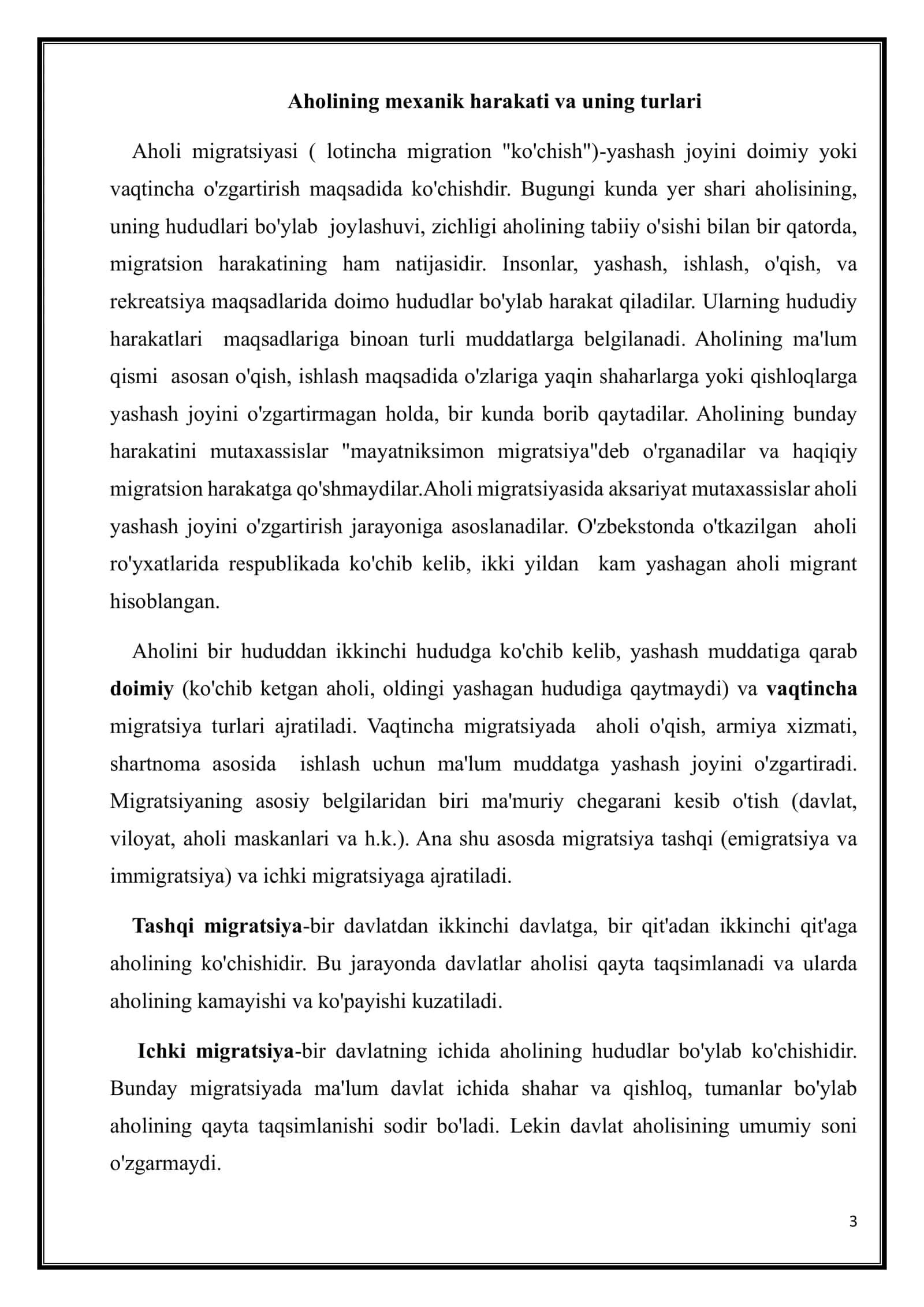 Aholi mehanik harakatini miqdoriy va sifatiy baholash (2) 2