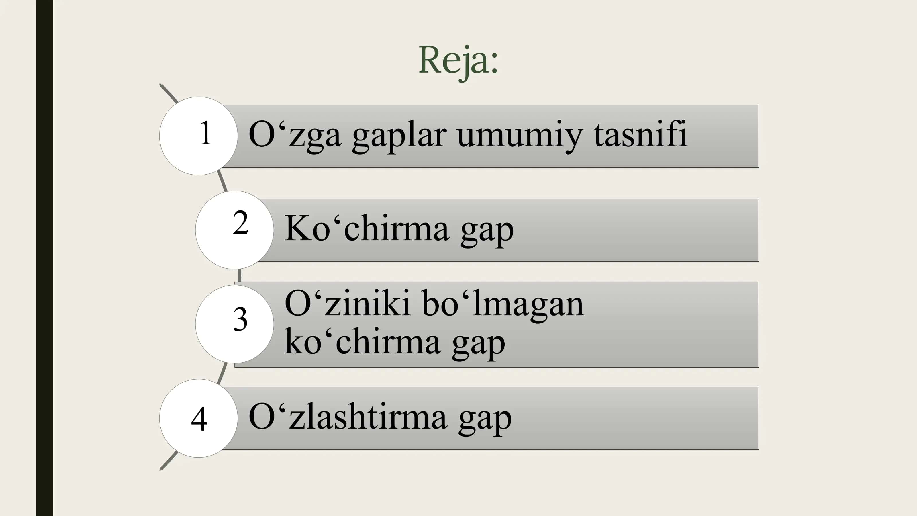 O‘zga gaplar tasnifi 2