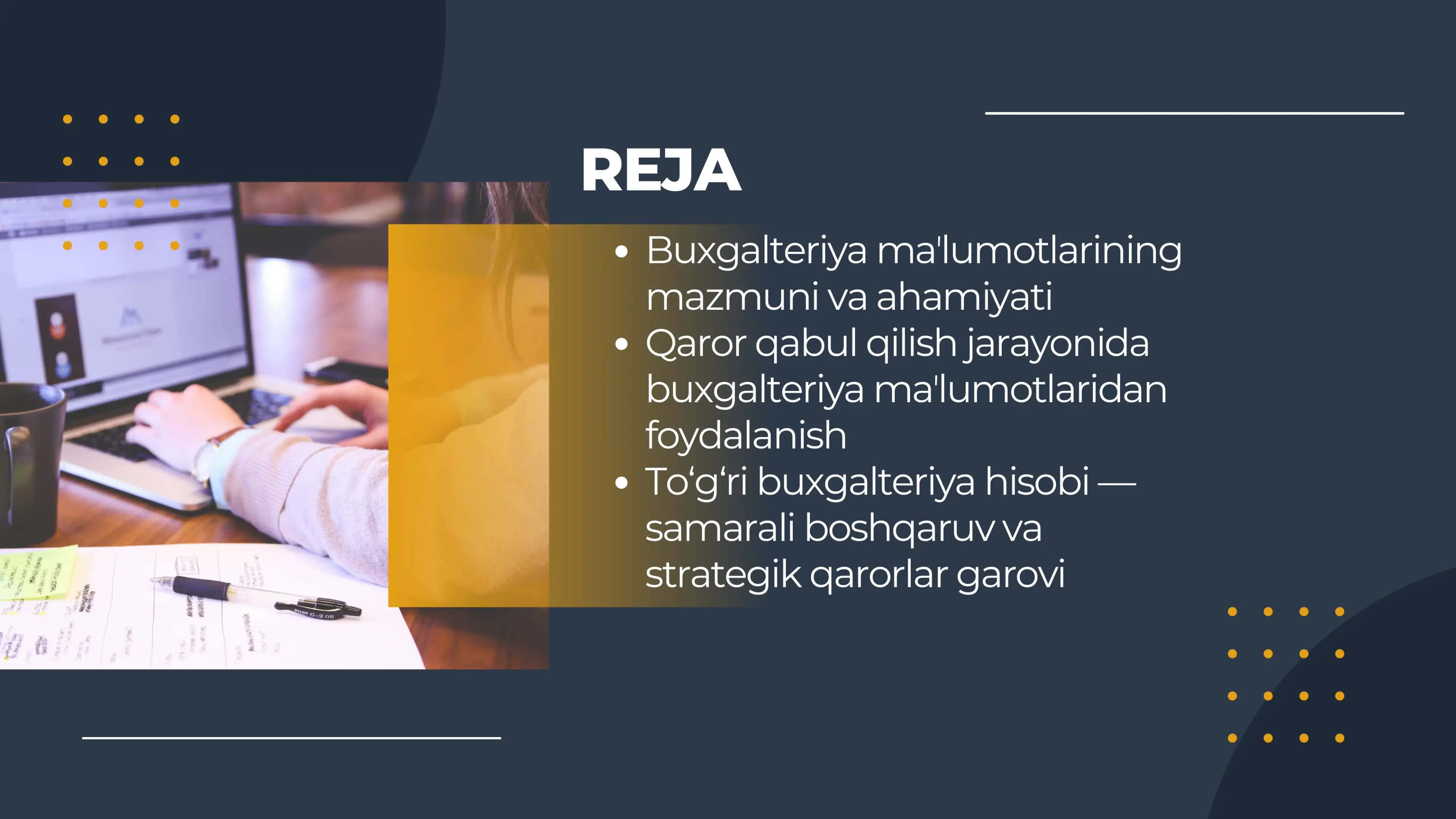 BUXGALTERIYA MAʼLUMOTLARI 2