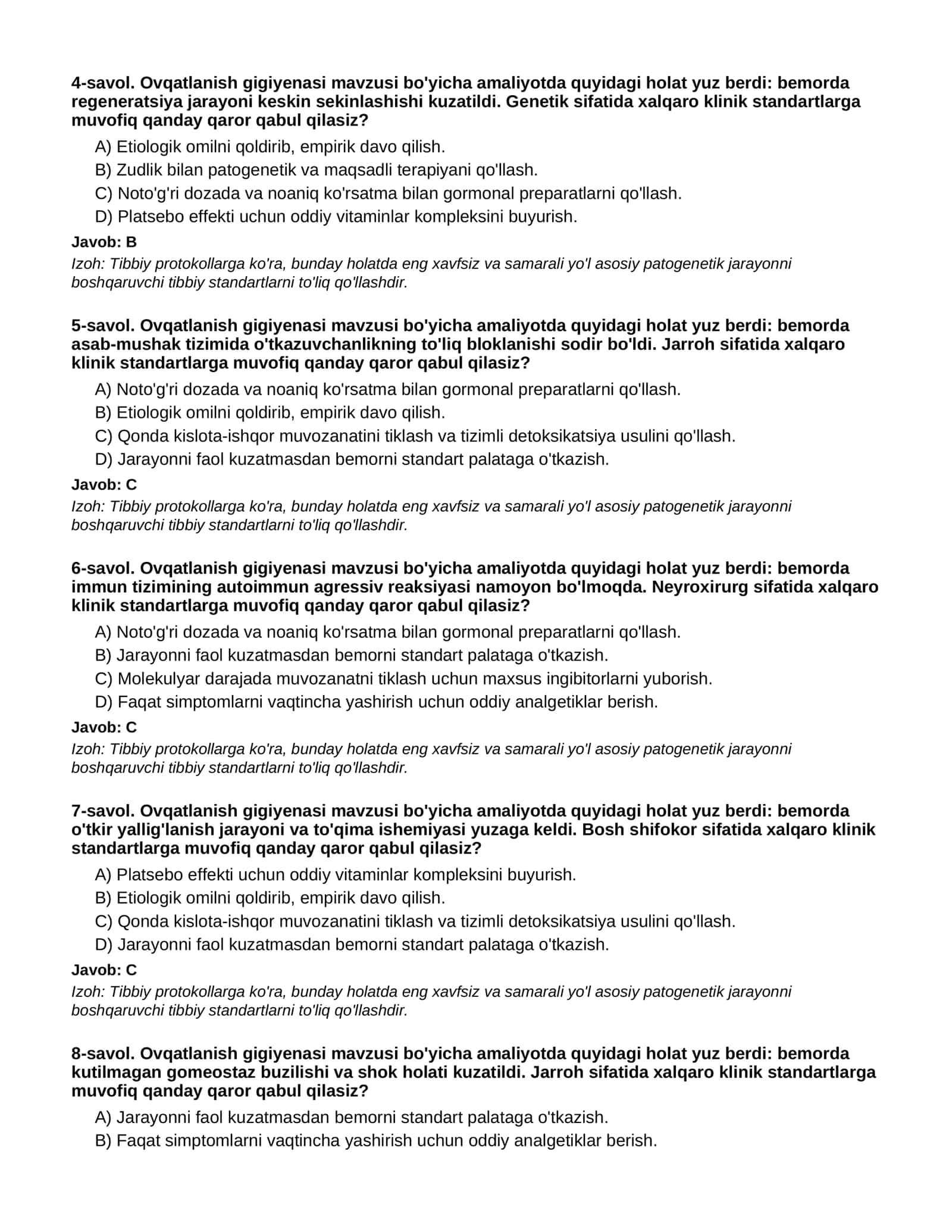 OVQATLANISH GIGIYENASI - 2-QISM 2