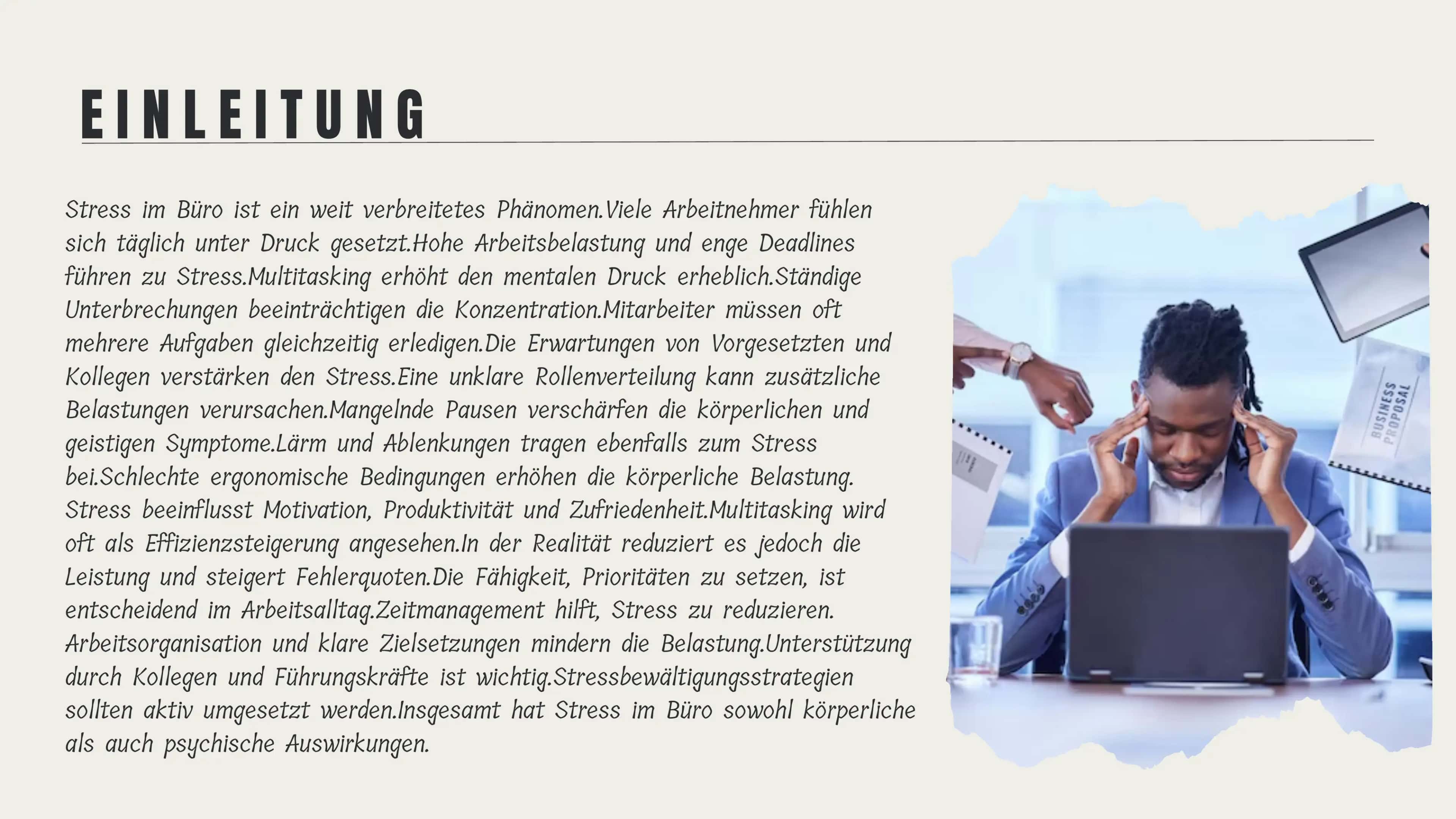 Stress im Büro und Multitasking 2