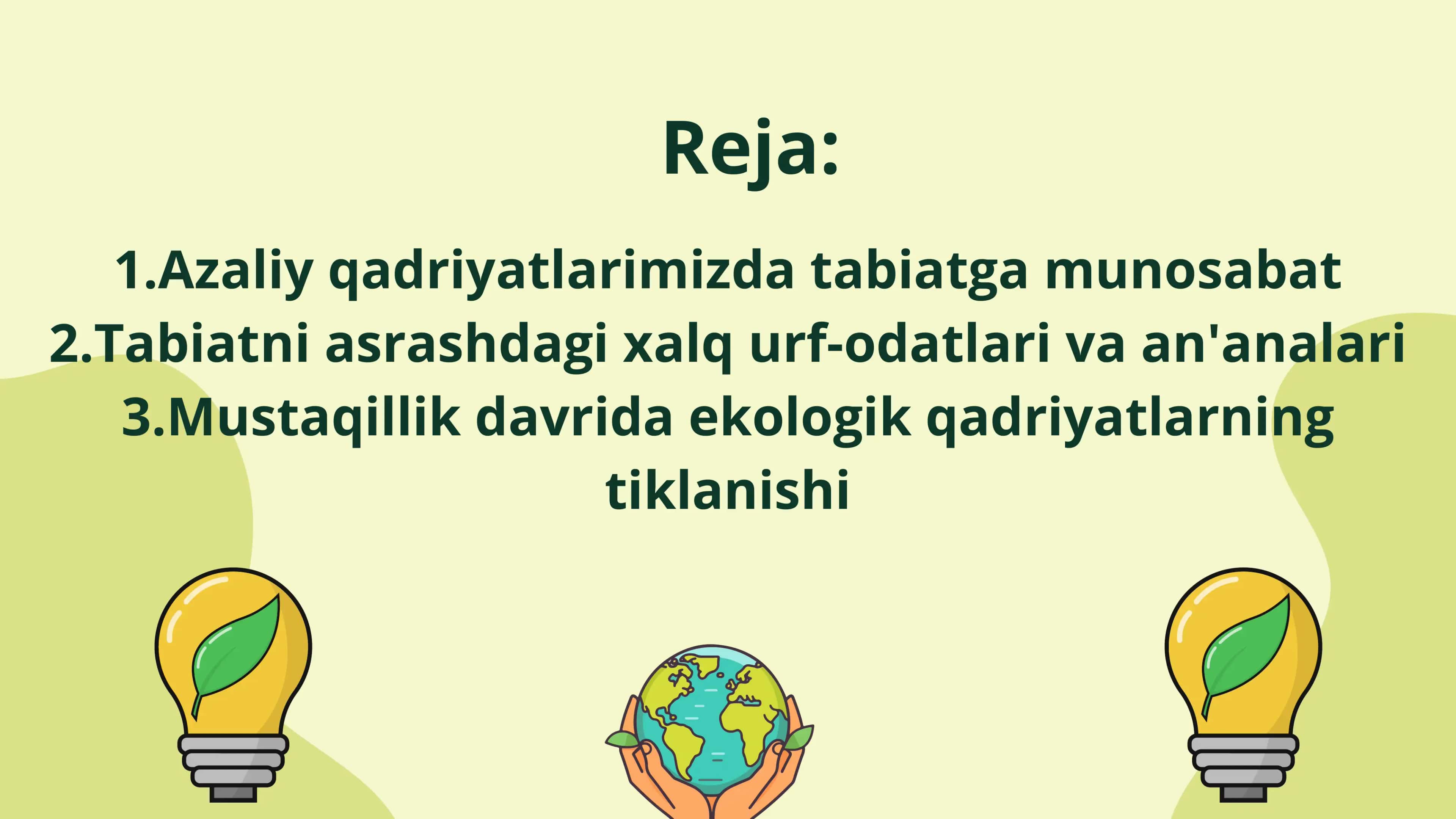 Tabiatni asrashga 2