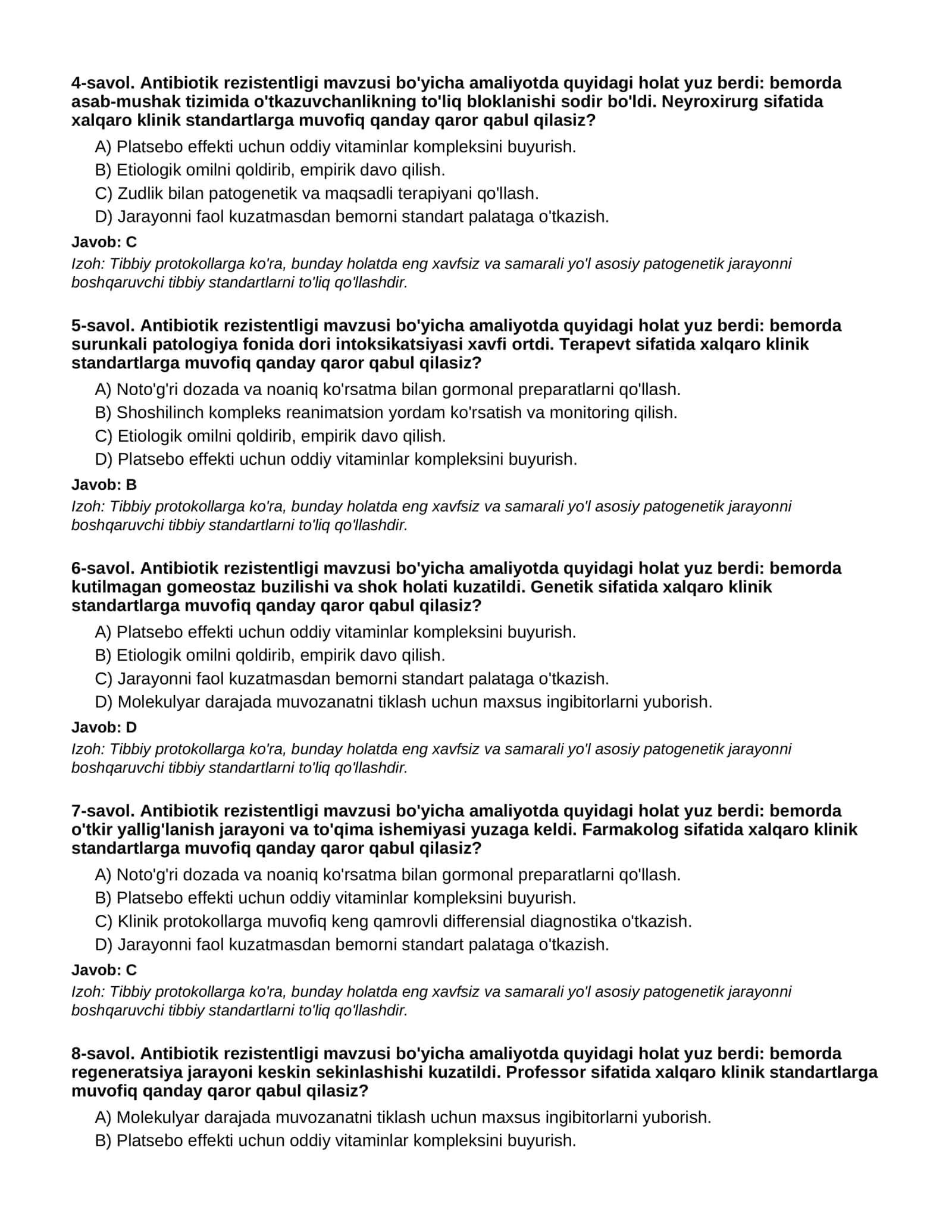 ANTIBIOTIK REZISTENTLIGI - 2-QISM 2