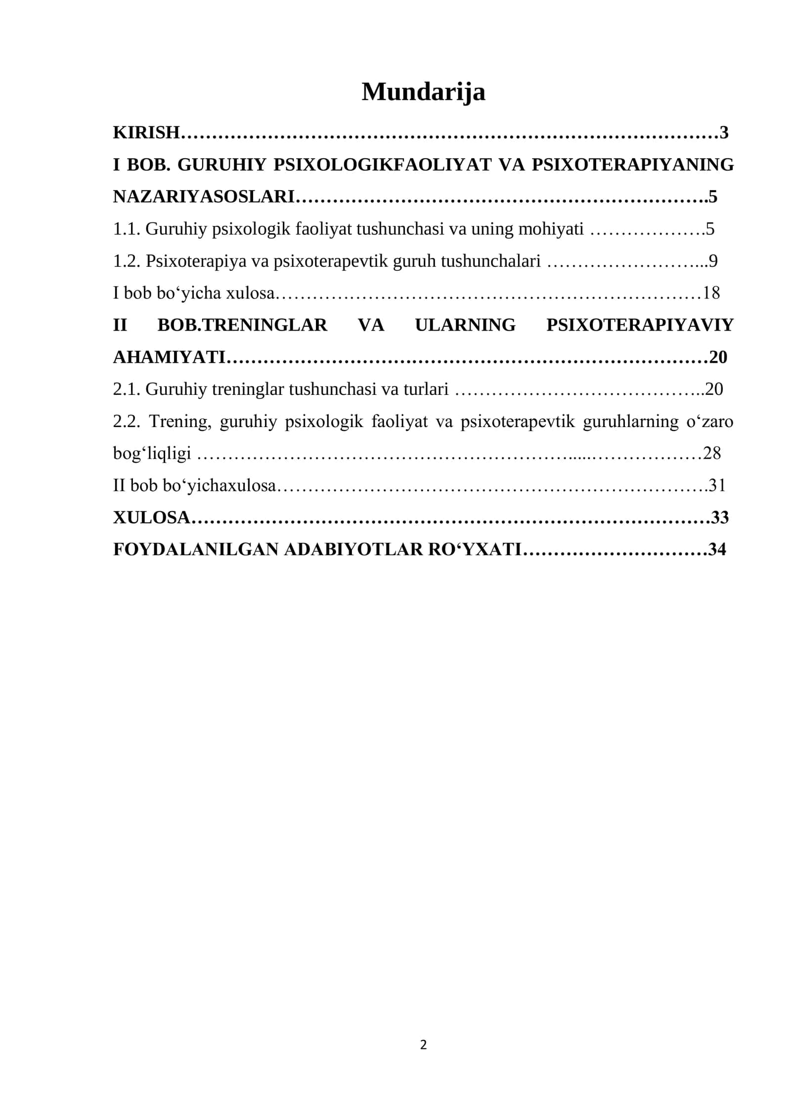 Trening, guruhiy psixologik foliyat, guruhiy psixoterapiya, psixoterapevtik guruh tushunchalarining mazmuni va bogliqligi 2