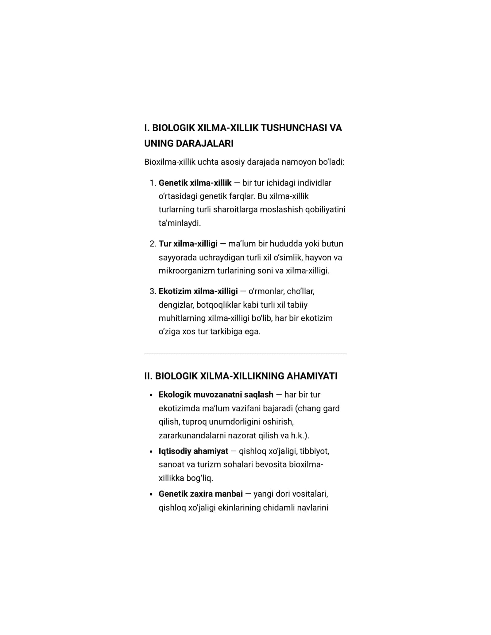 Referat biologik xilma xillig 2