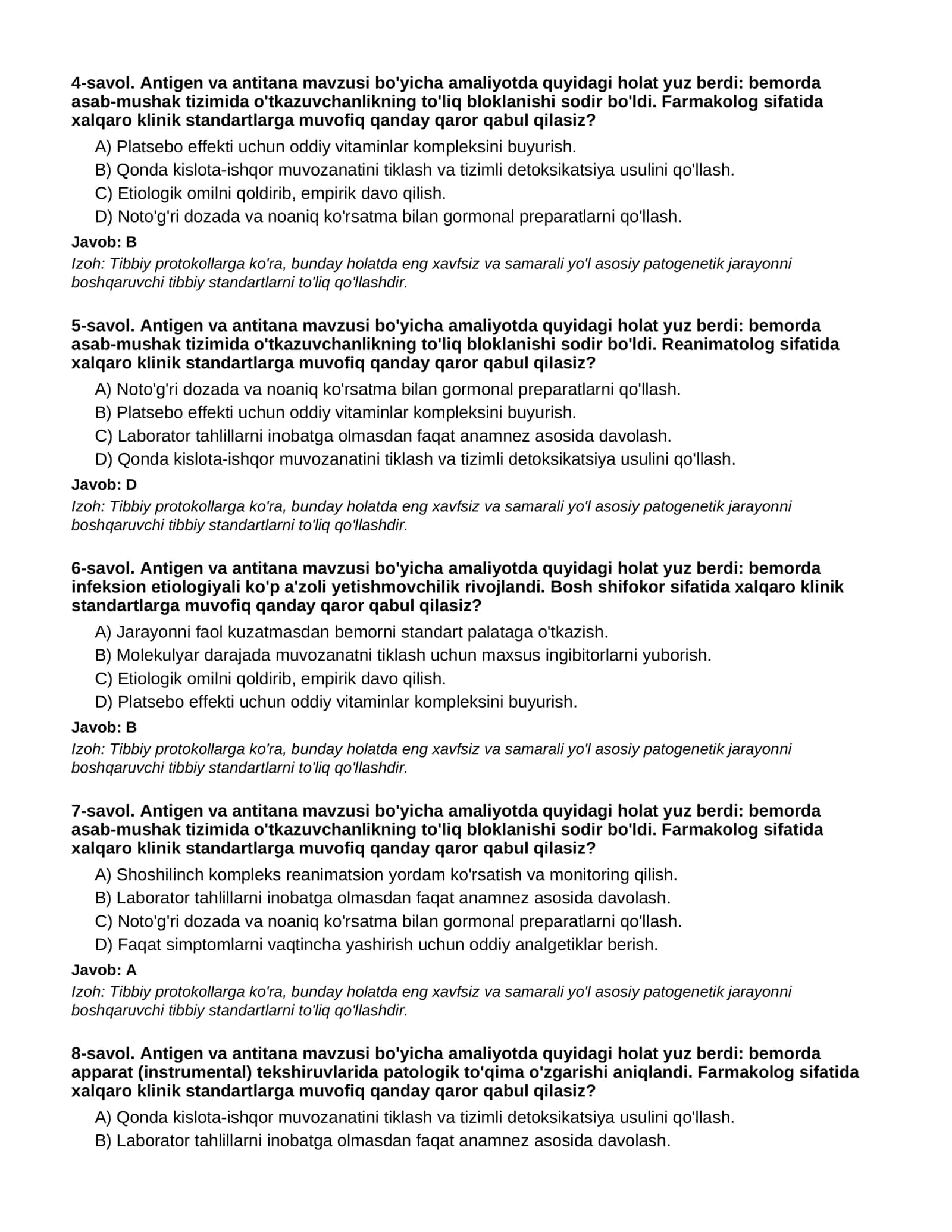 ANTIGEN VA ANTITANA - 2-QISM 2