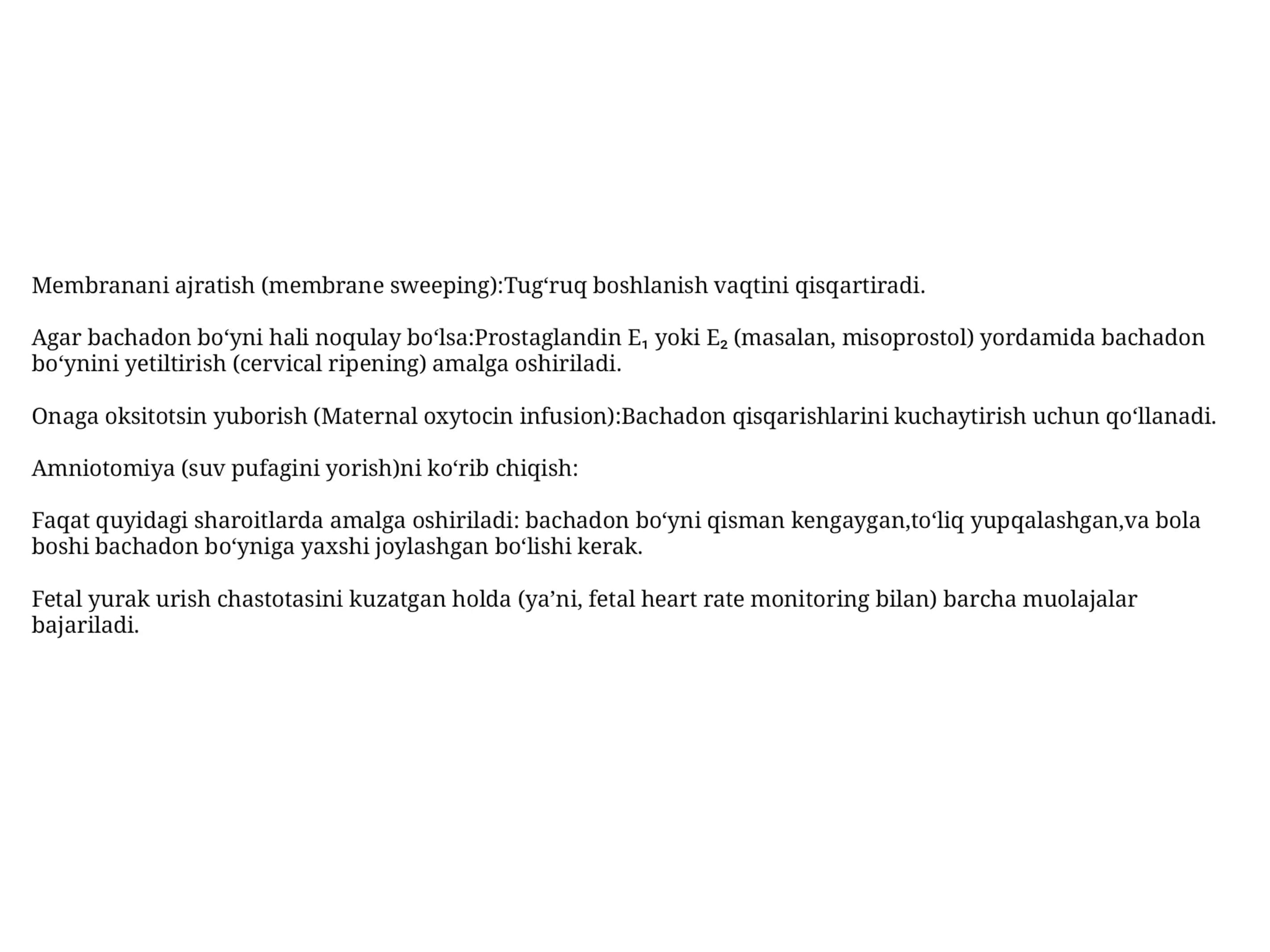 Bishopa tablitsasi hayz sikli 2