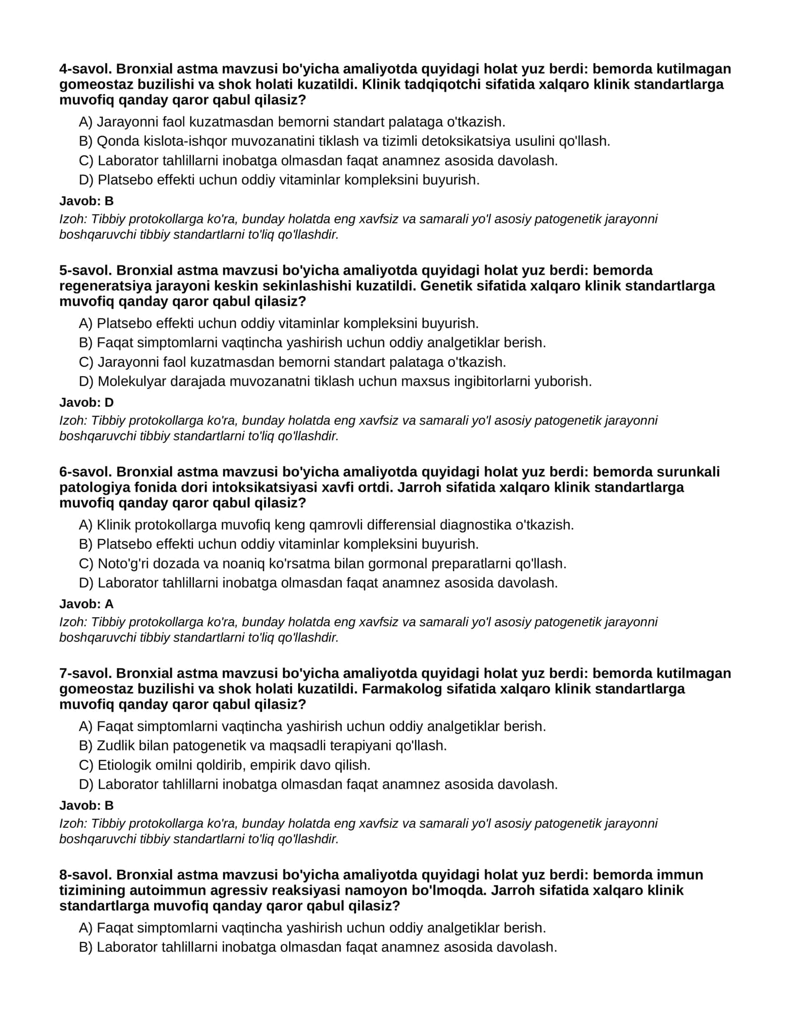 BRONXIAL ASTMA - 1-QISM 2