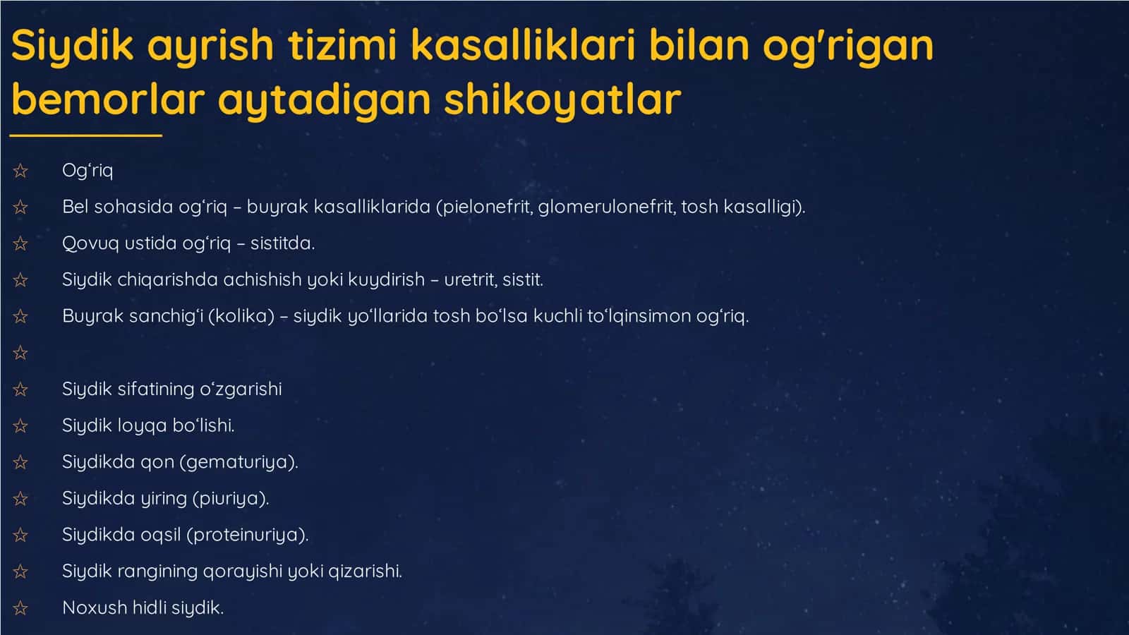 Siydik Ayirish Tizimi Kasalliklarida 2