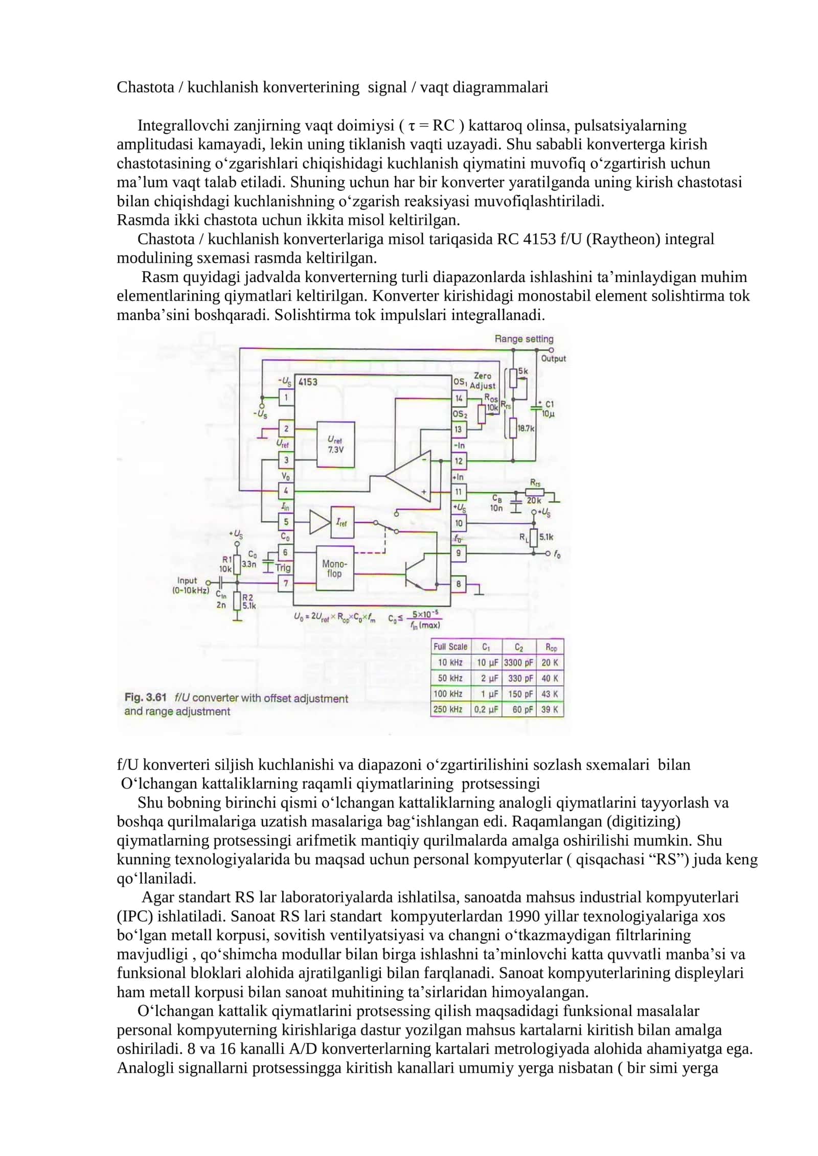 Komplekt elektr yuritmalar parametrlarini tashxislash sxemasi 2