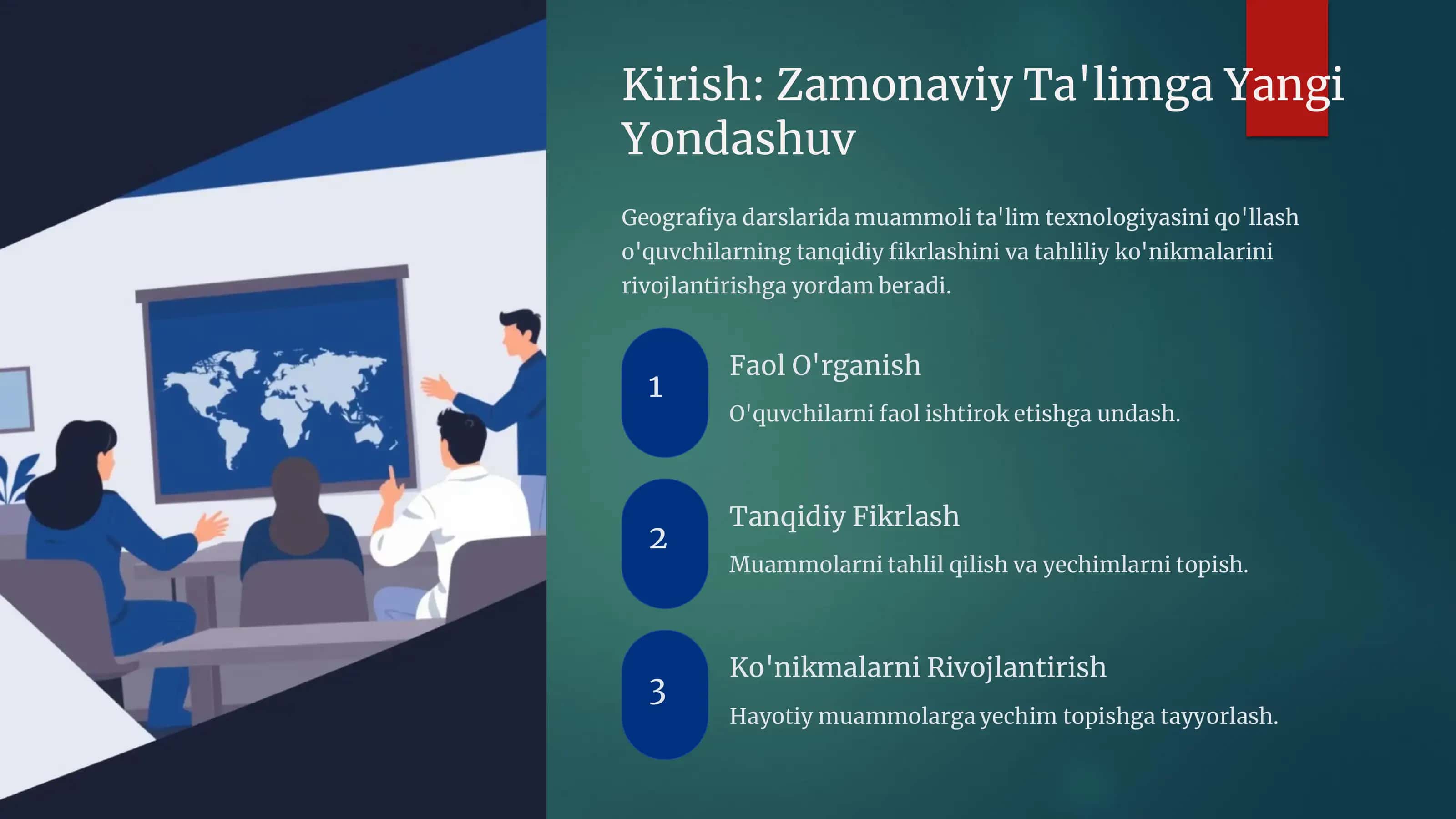 Geografiya Oʻqitishida Muammoli Ta’lim Texnologiyasi 2