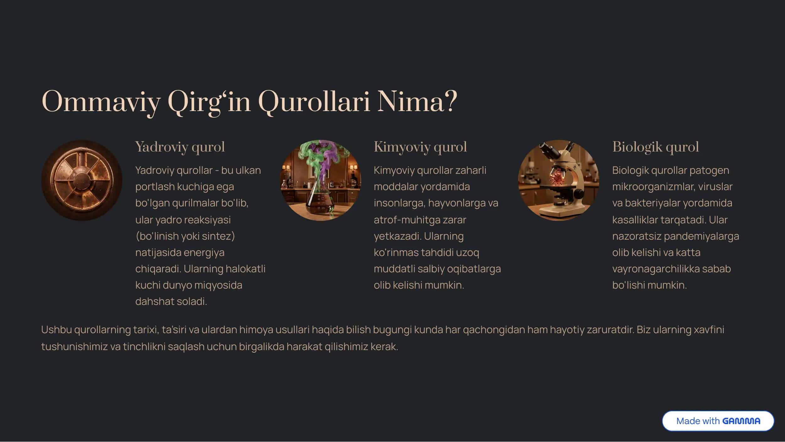 Ommaviy Qirg‘in Qurollari 2