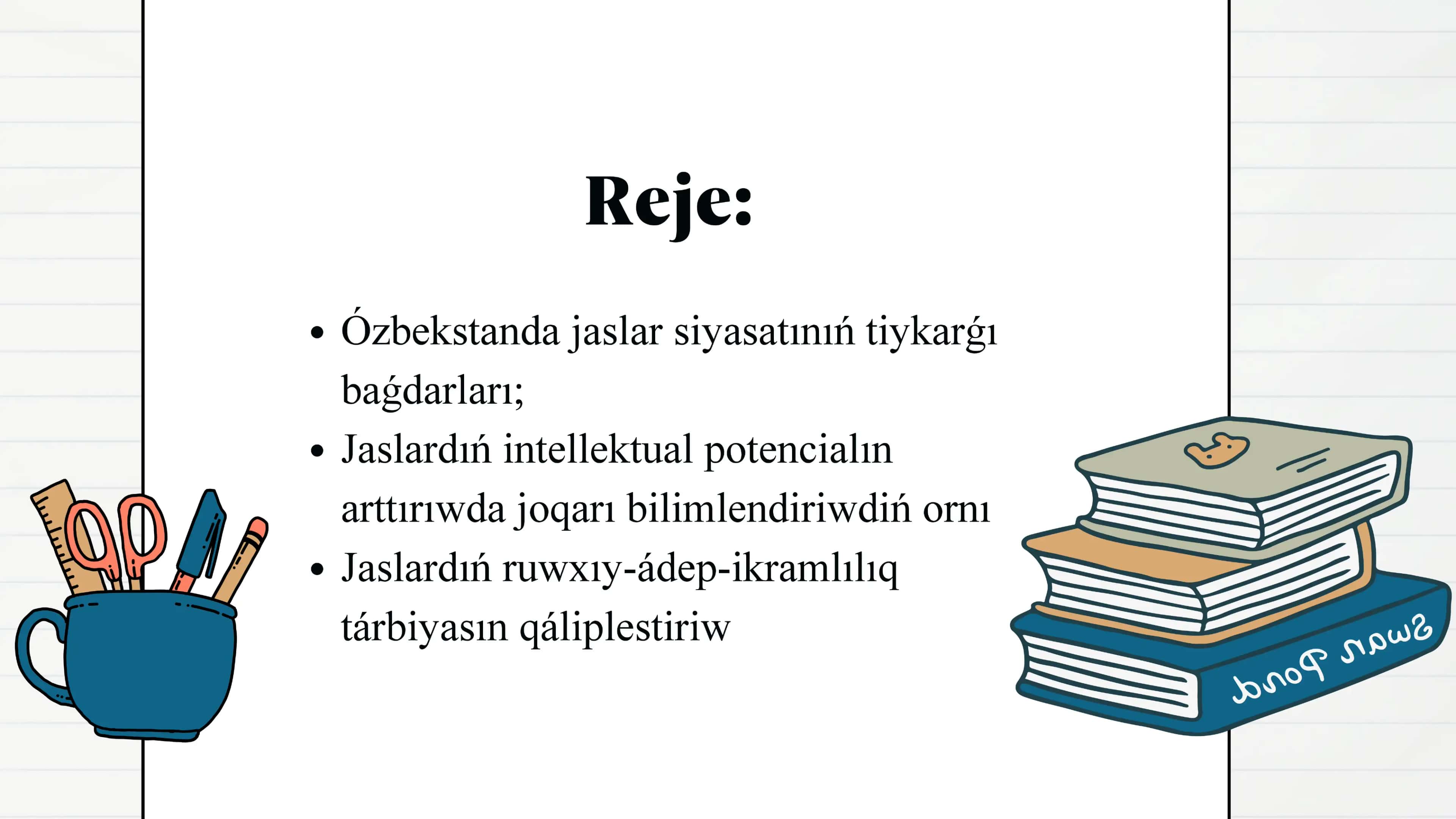 Ózbekstanda bárkamal áwladtı qáliplestiriw hám rawajlanǵan jámiyet qurıwda shaxs hám millette nátiyjeli shıdamlılıqtı tárbiyalawdıń áhmiyeti 2