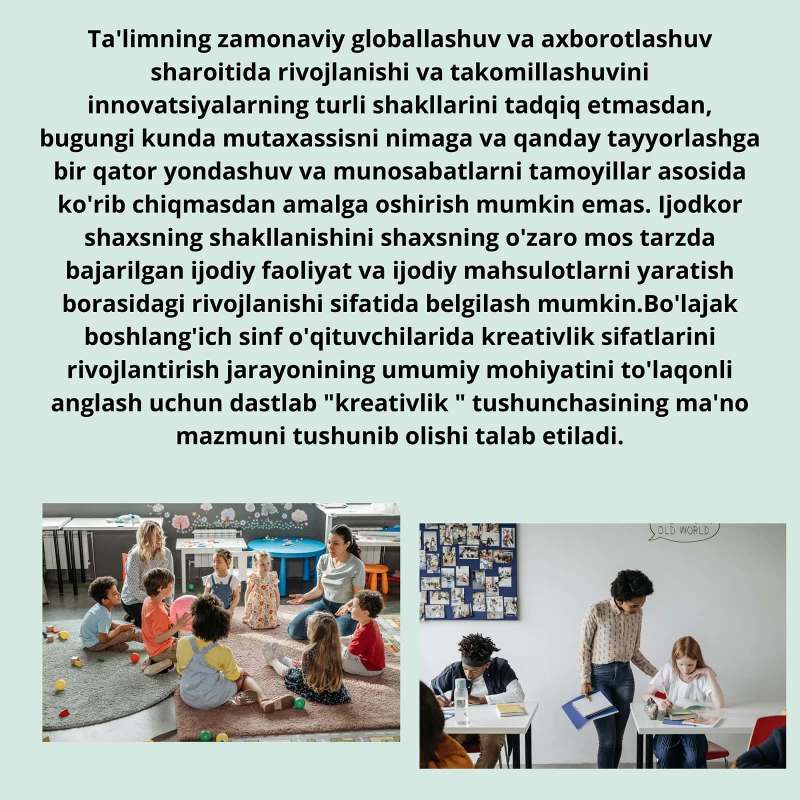 O'quv mashg'ulotlari va ma'naviy- ma'rifiy tadbirlar 2
