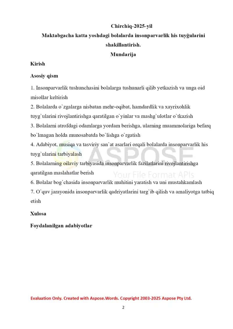 Maktabgacha katta yoshdagi bolalarda insonparvarlik his tuyğularini shakillantirish 2