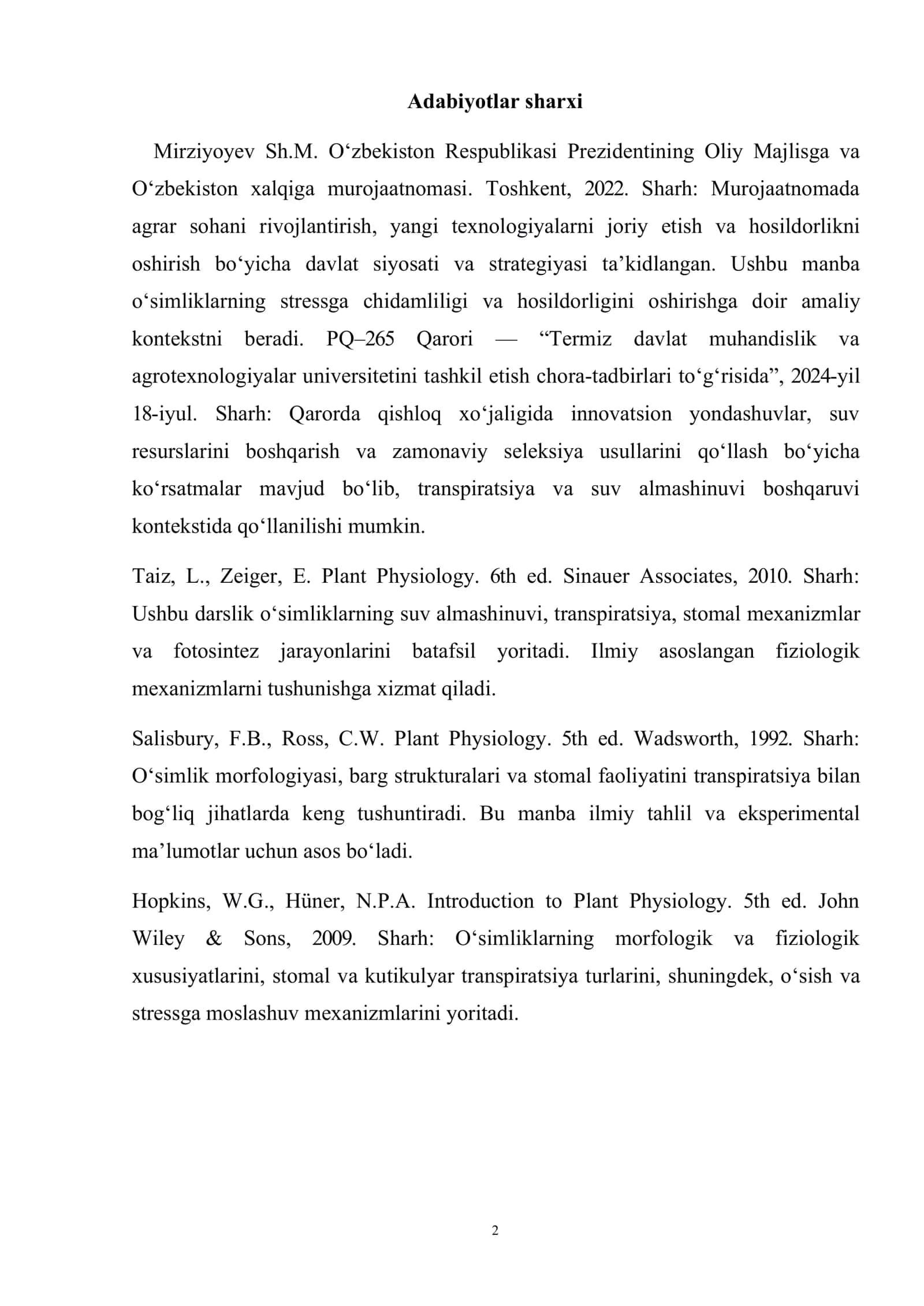 TRANSPIRATSIYANING FIZIOLOGIK JARAYONLARI 2