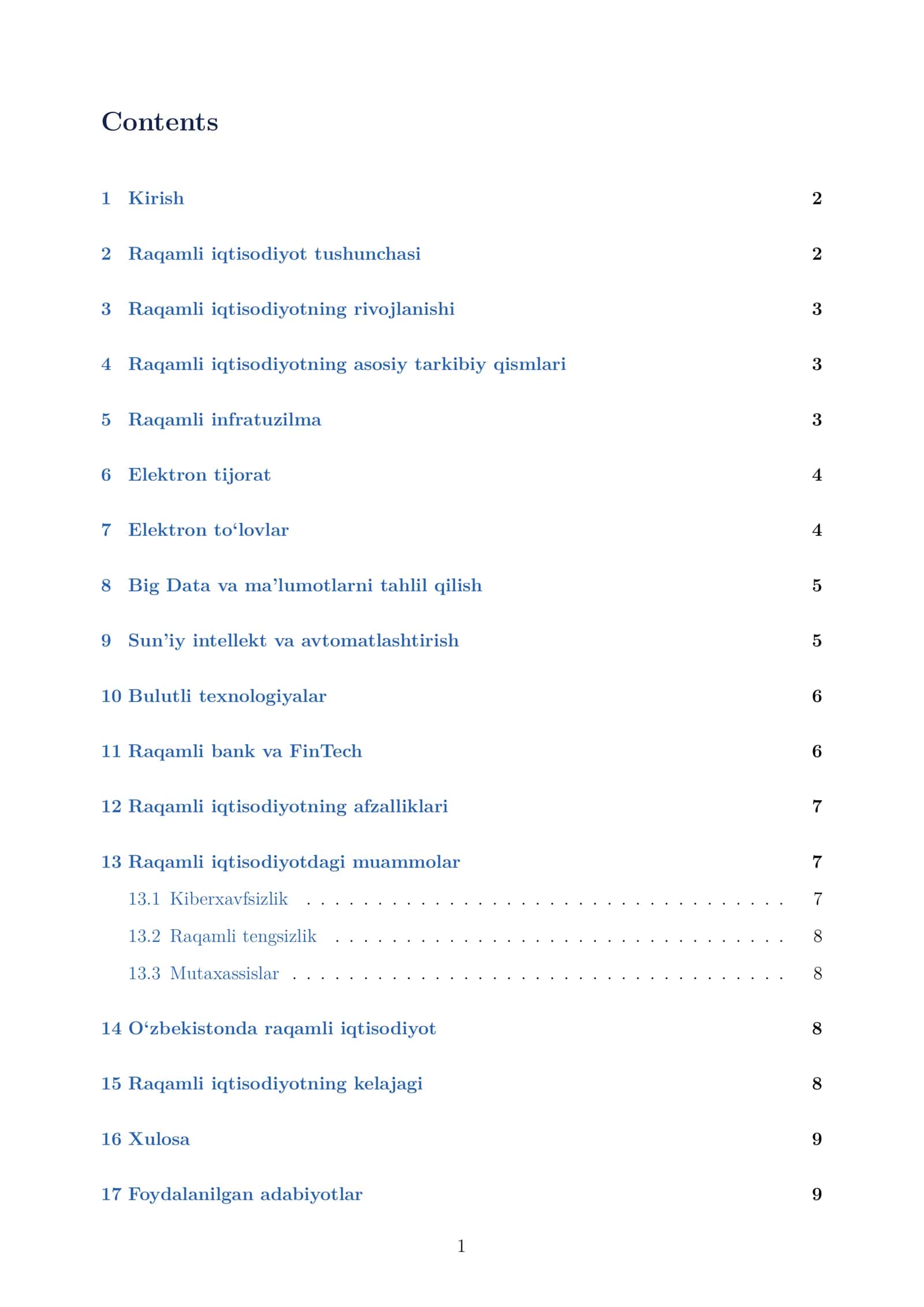Raqamli iqtisodiyot 2