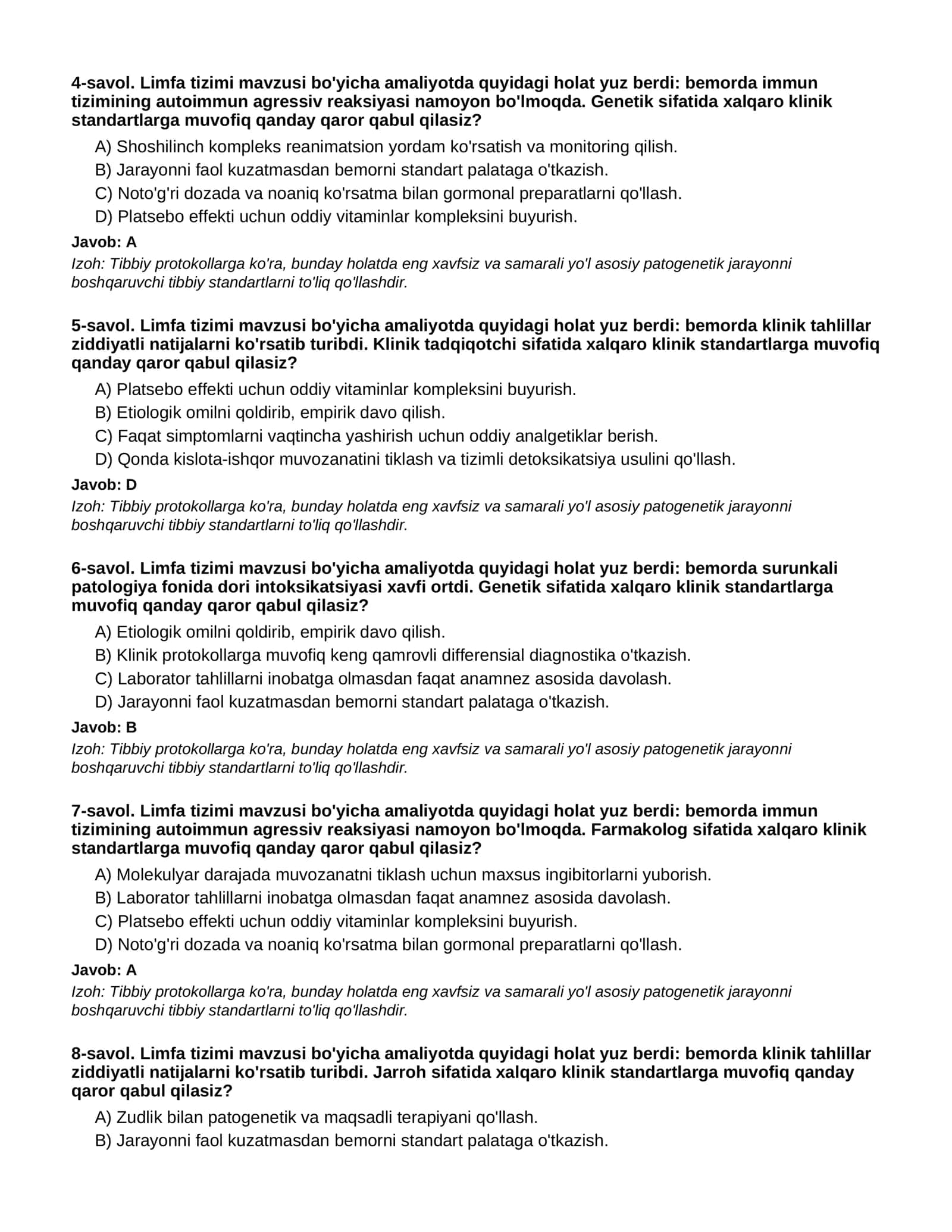 LIMFA TIZIMI - 1-QISM 2