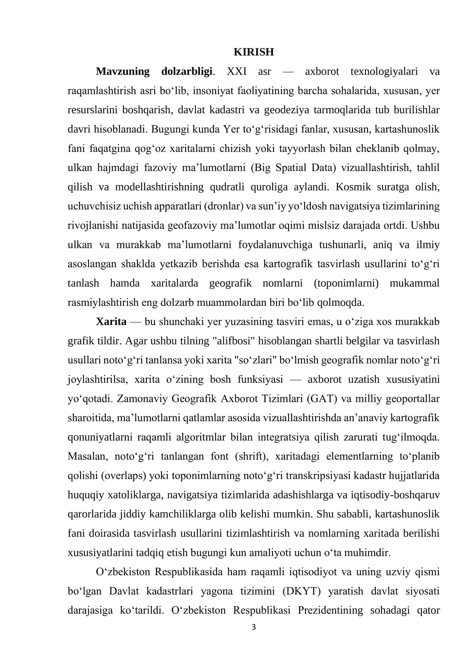 TASVIRLASH USULLARI VA XARITADA NOMLARNING BERILISHI 2