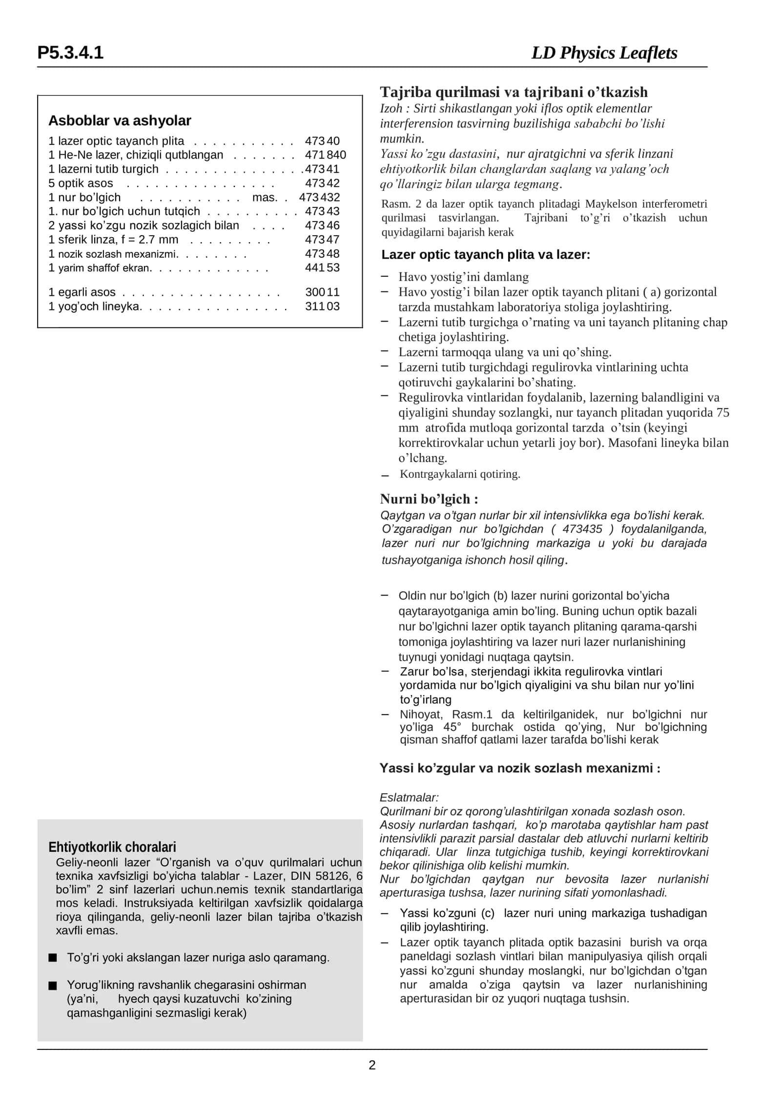 Optika 2