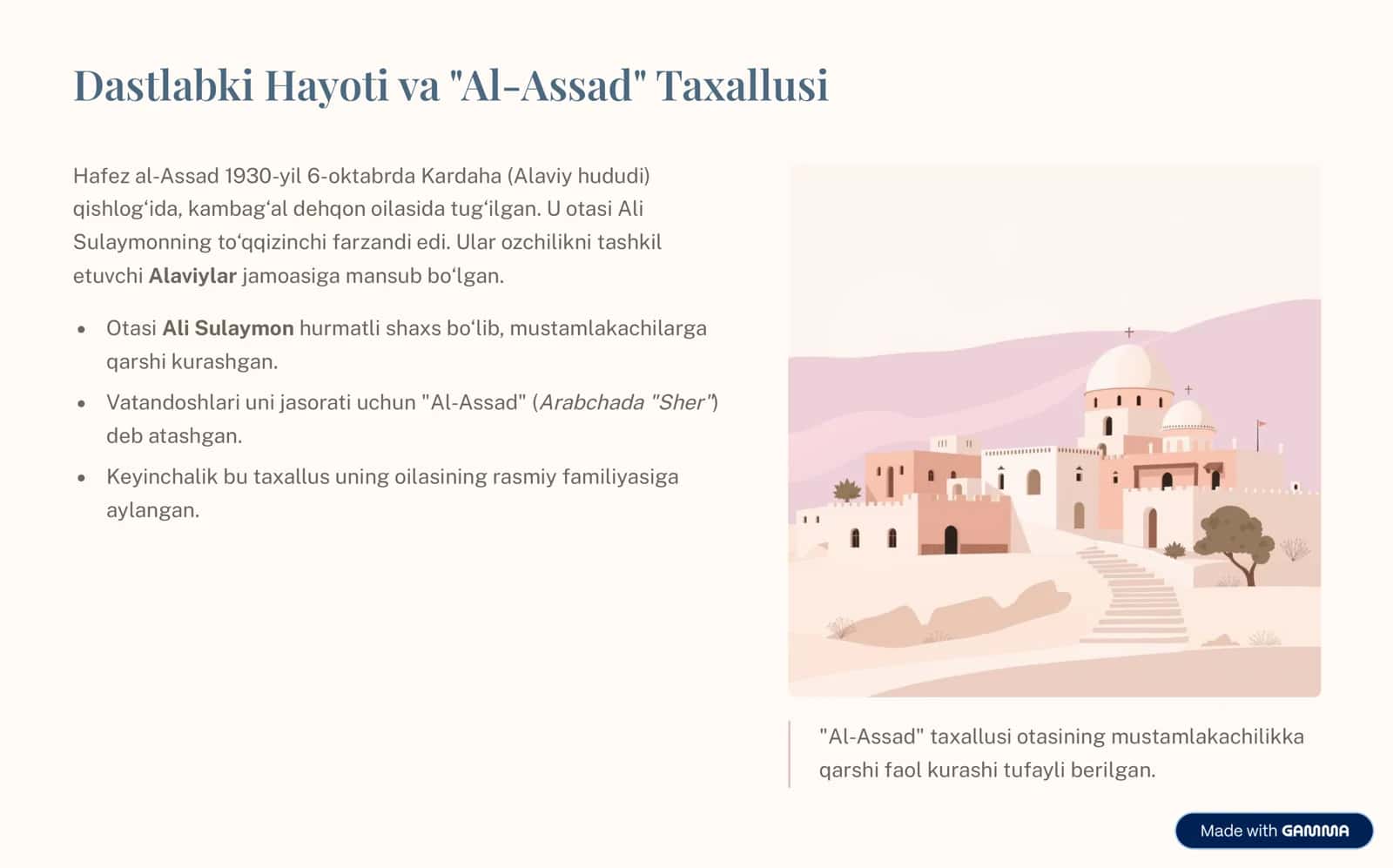 HAFIZ AL-ASSAD: SURYANING "SHERI" 2