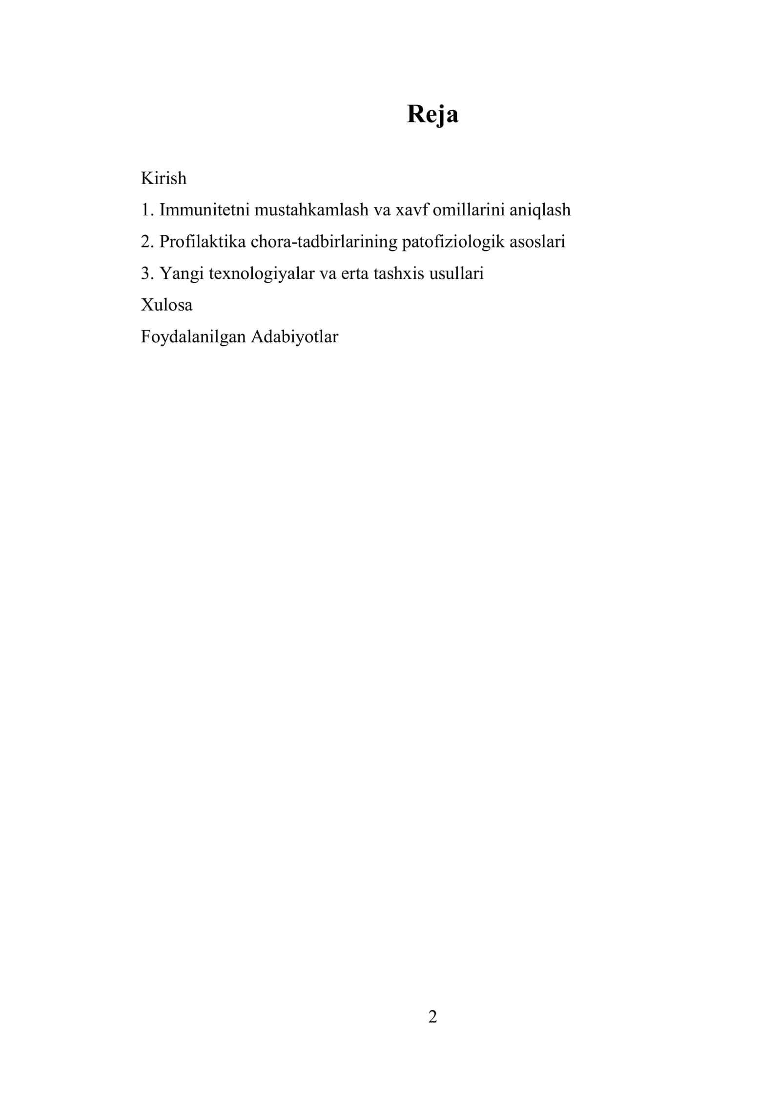 Oitsni oldini olish 2