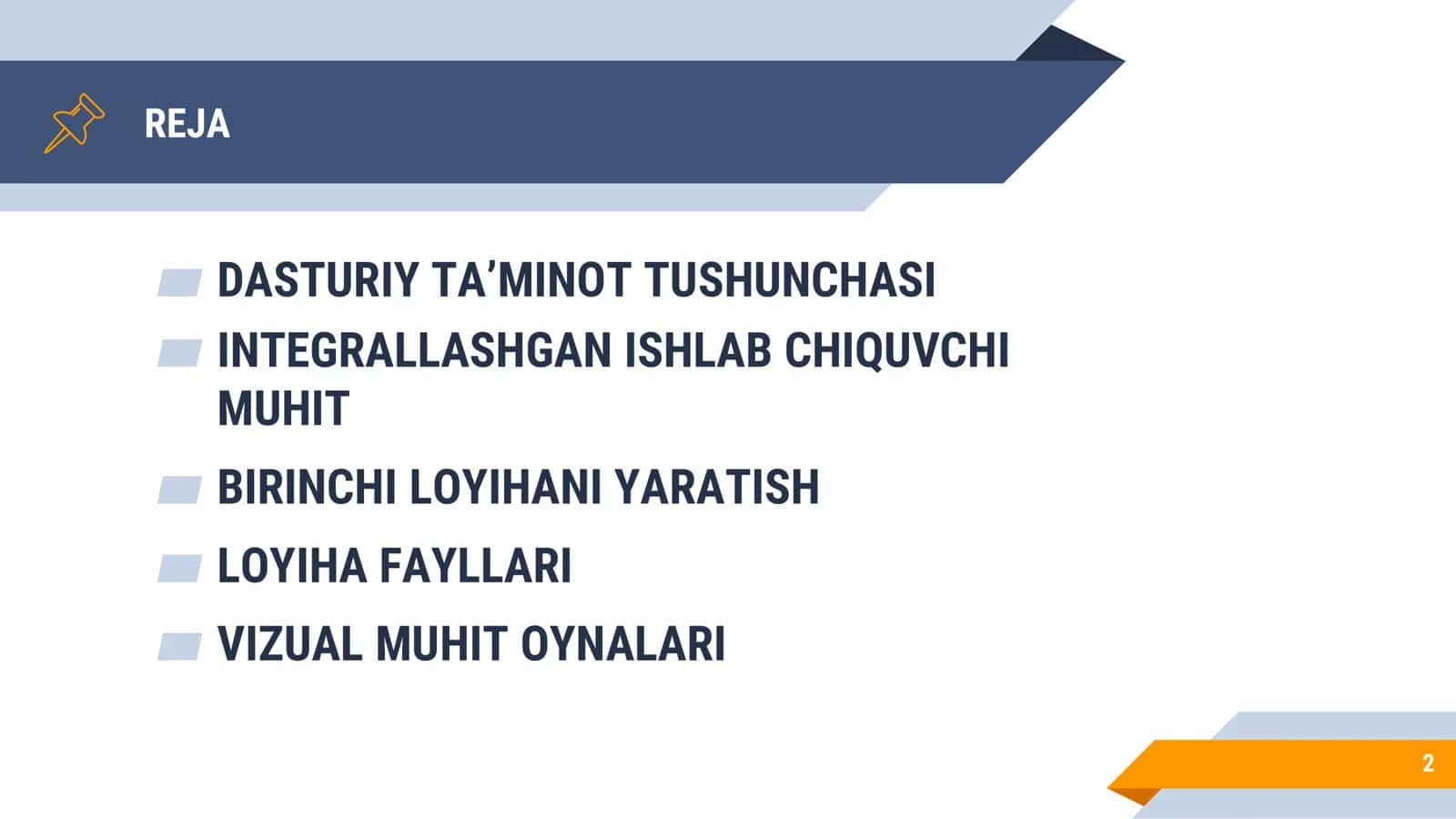 Vizual dasturlash asoslari 2