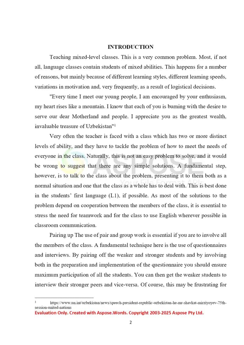 Classroom management and teacher learner instruction 2