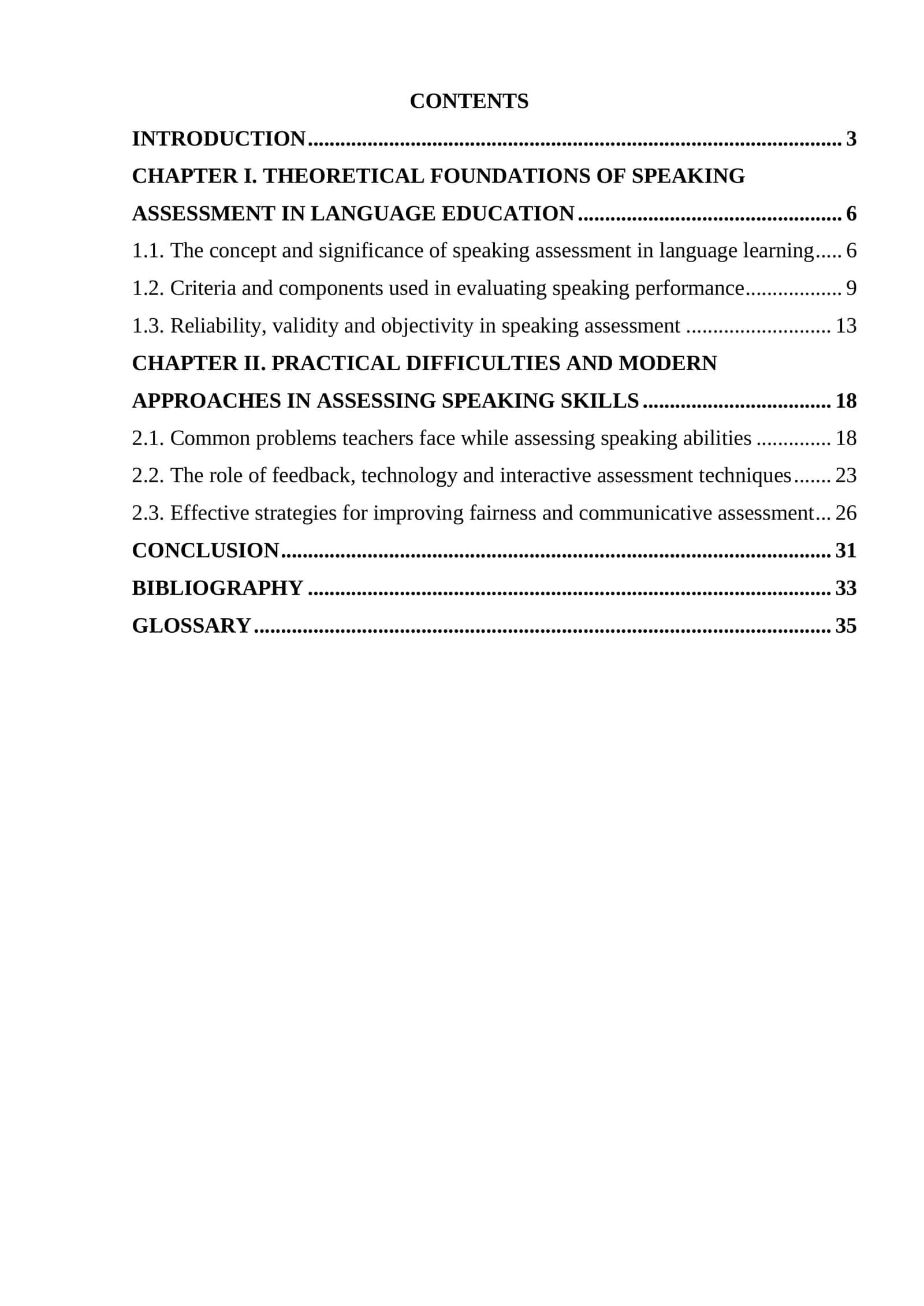 Course Paper: Challenging in assessing speaking skills 2
