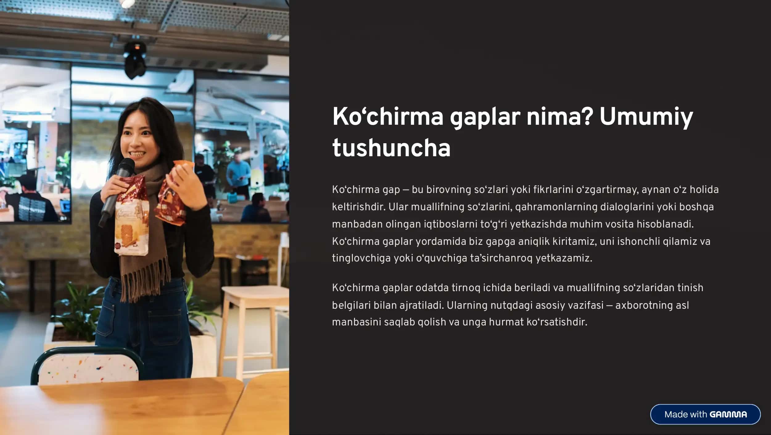 Ko8chirma gaplar: Lug8at boyligini oshirishning kaliti 2