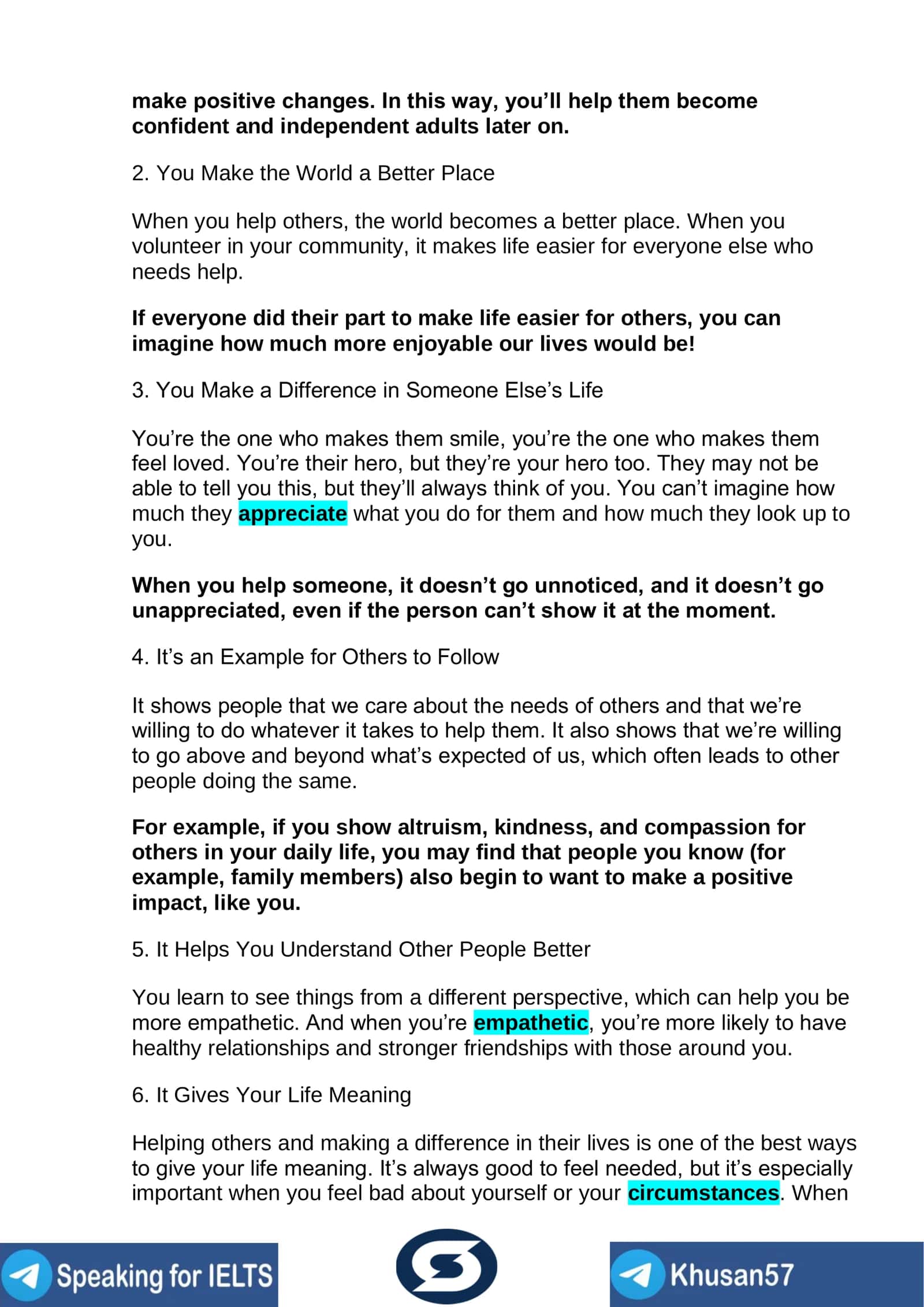 15 Reasons Why It's Important to Help Others 2