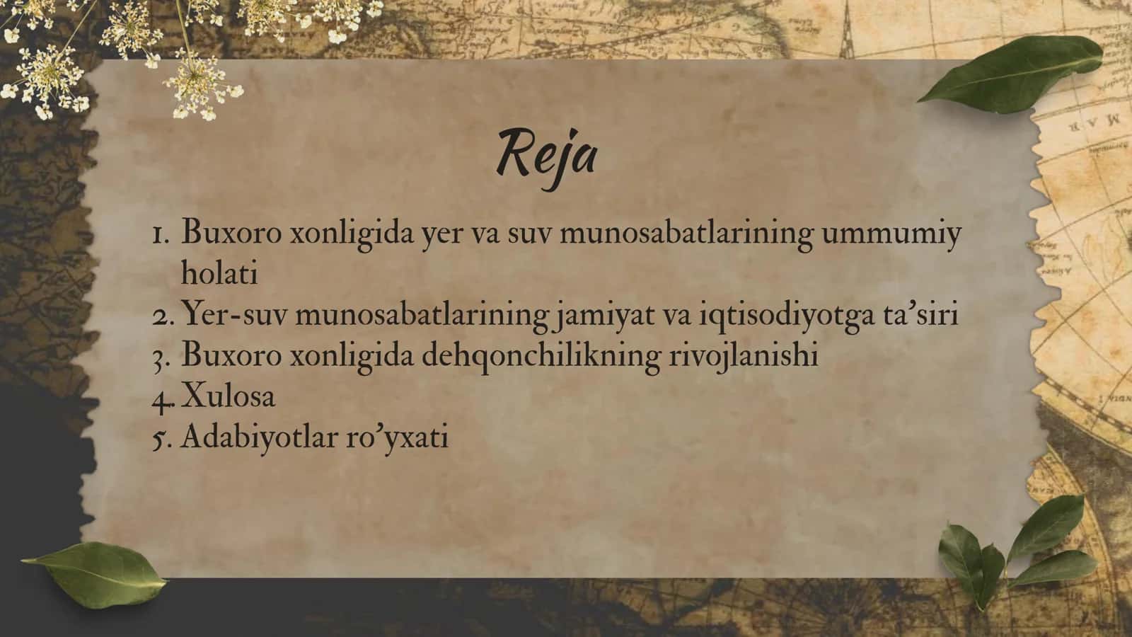 Buxoro xonligida yer va suv munosabatlarining umumiy holati 2