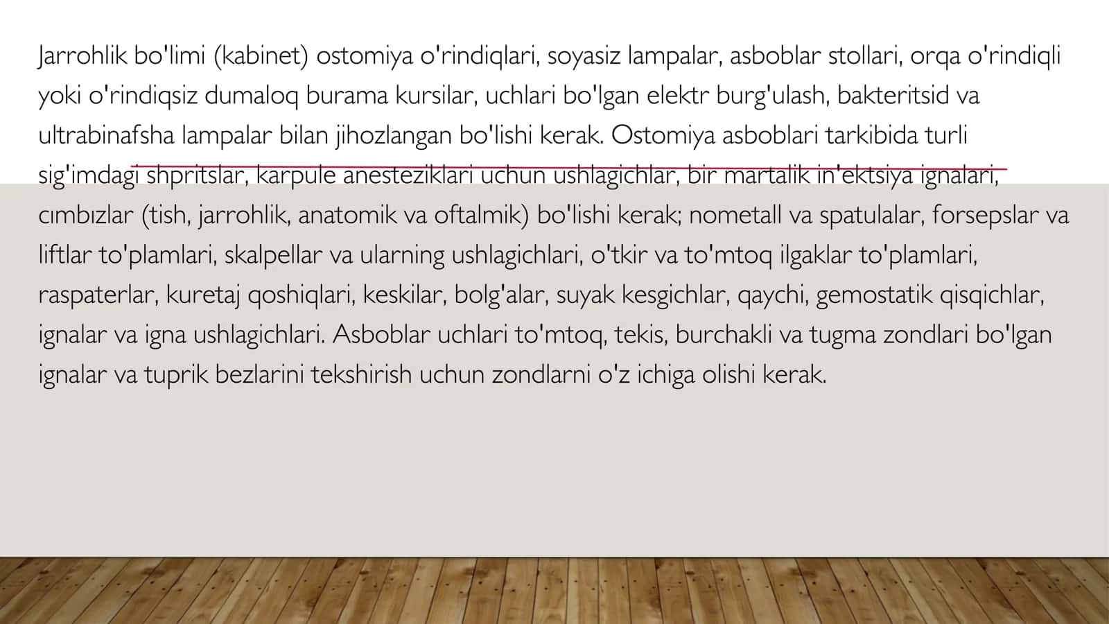 Xirurgik stomatologiya xonasi 2