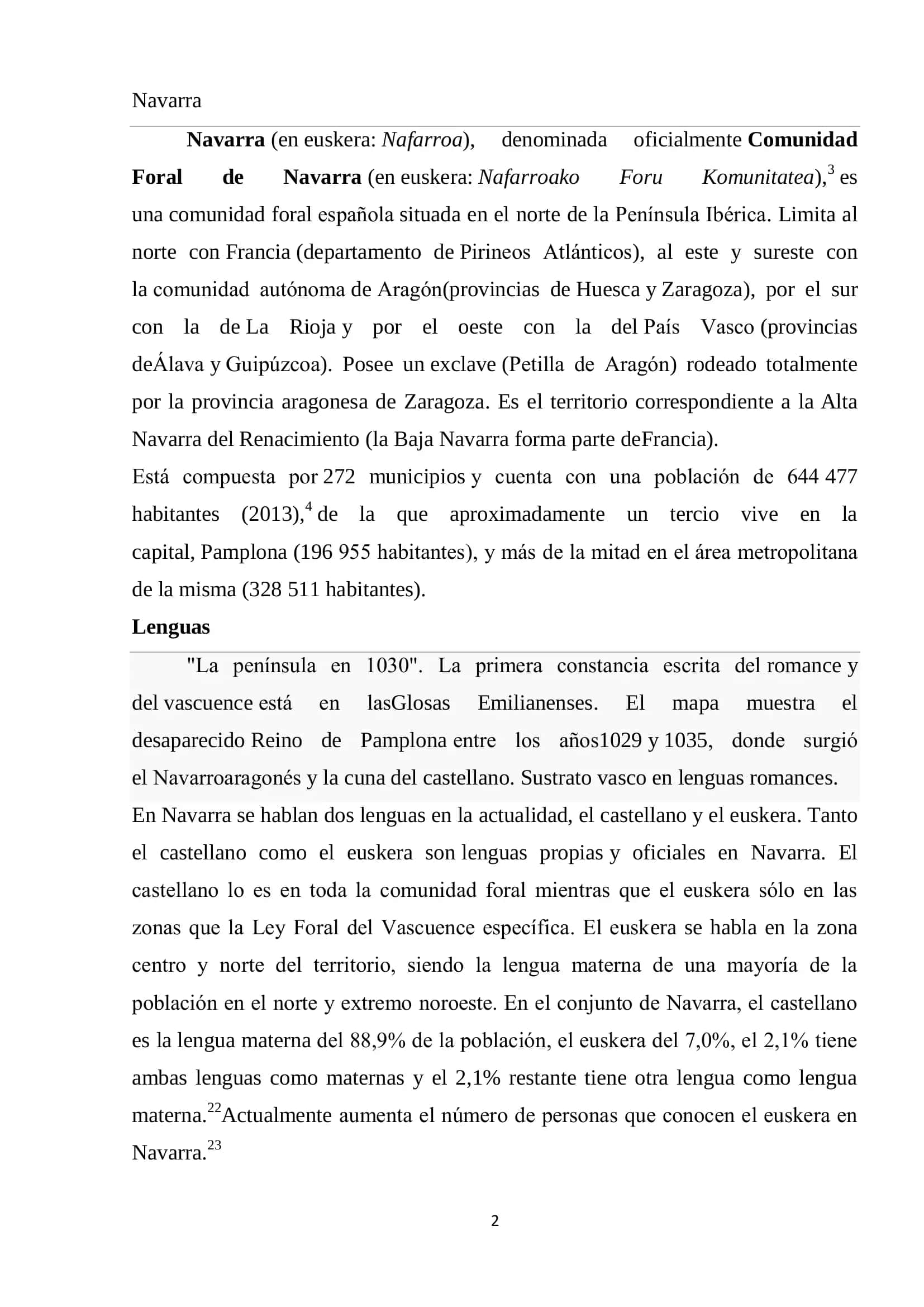 Dialectos diferentes de Navarra y La Rioja 2
