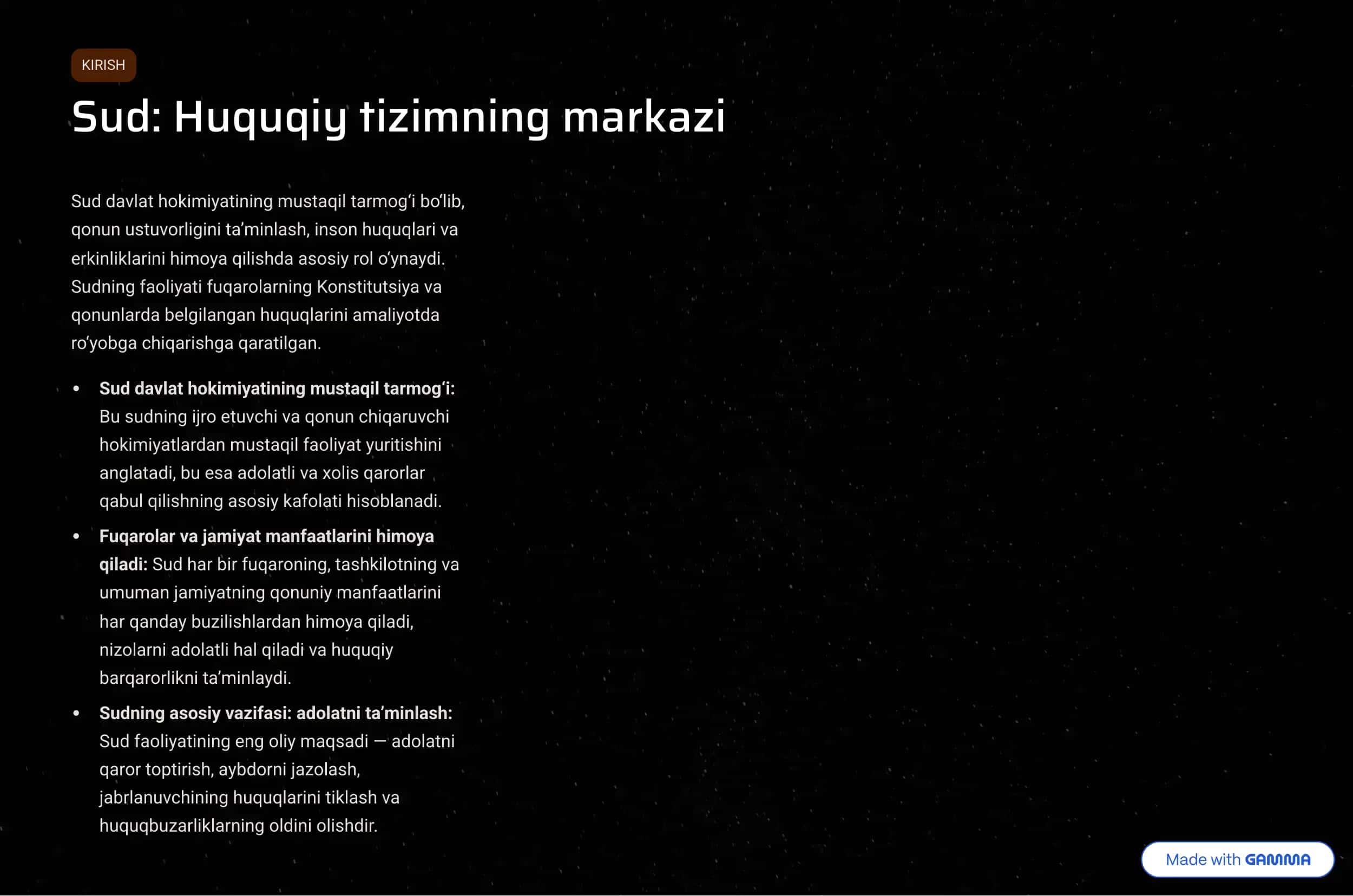 Sud va sudya protsessual subektlar 2
