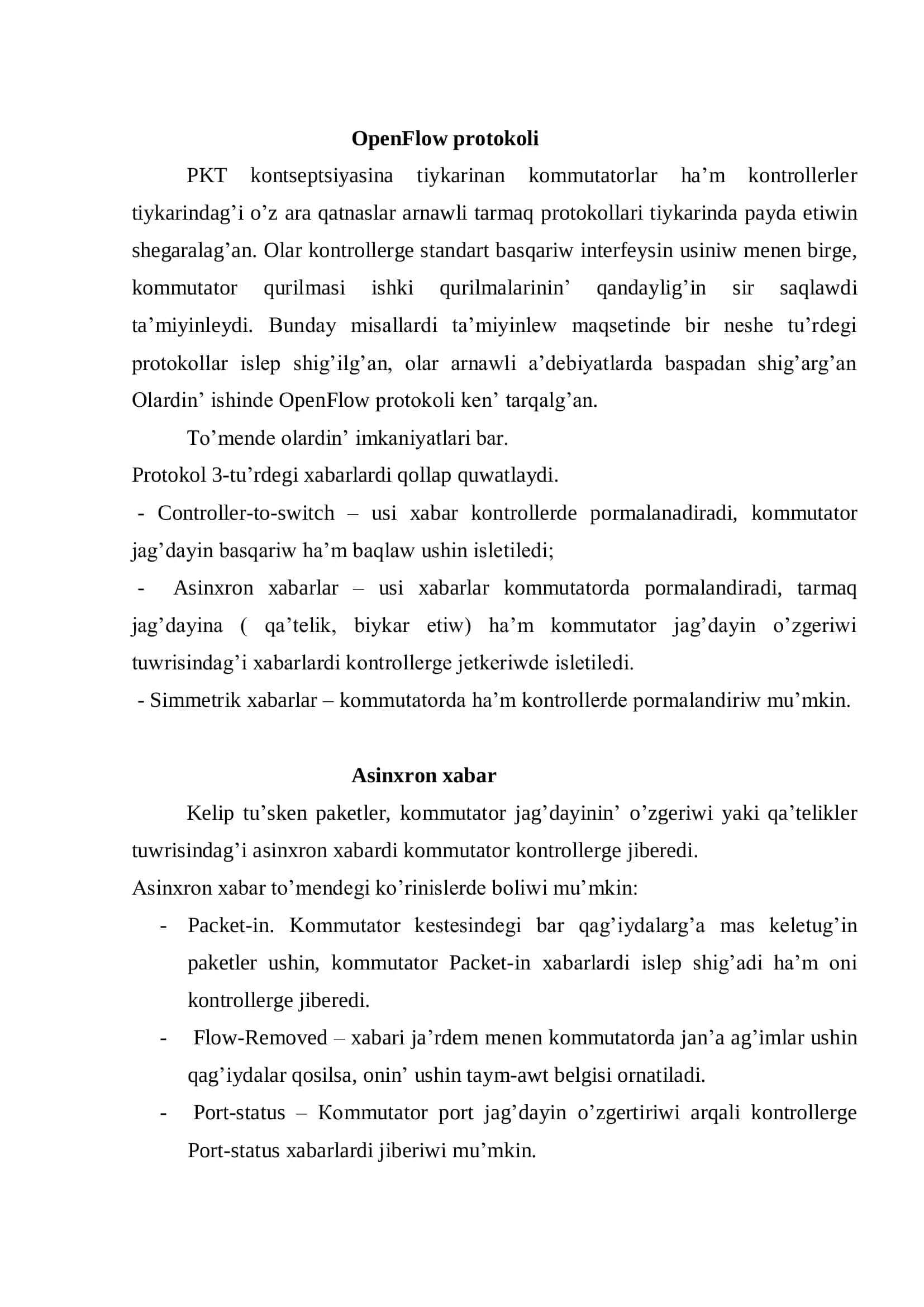 3A KURS TELEKOMMUNIKACIYA TEXNOLOGIYALARÌ BAǴDARÌ 2