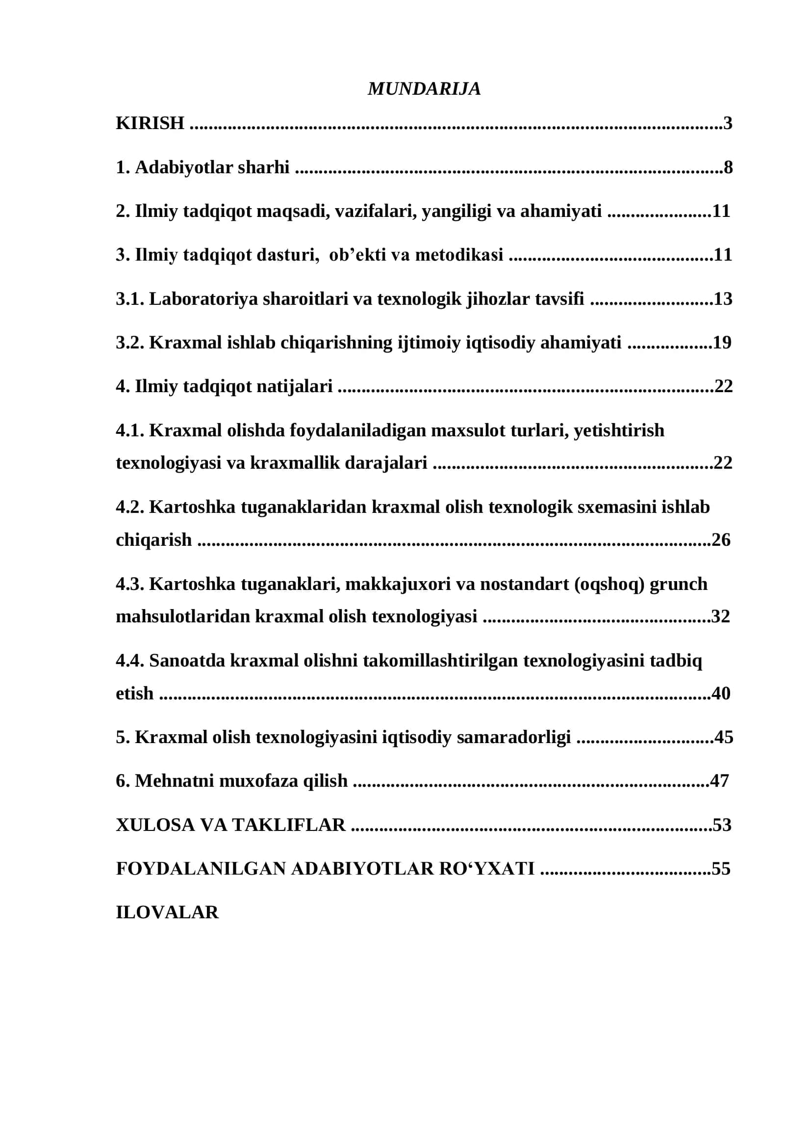 Tuganak sabzavot mahsulotlaridan kraxmal olish texnologiyasi 2
