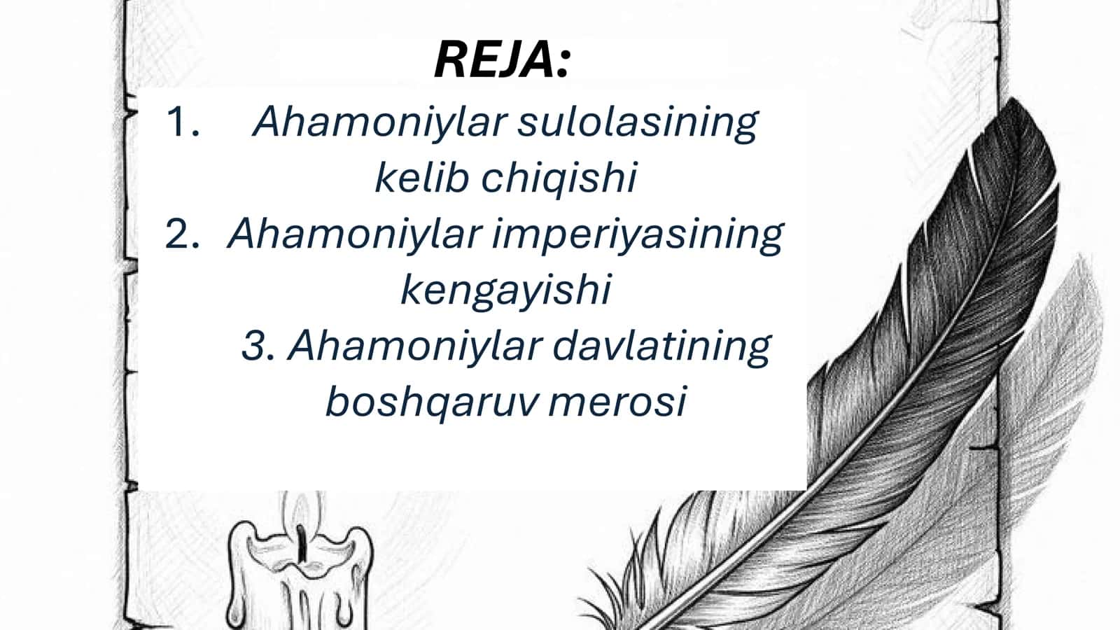 Ahamoniylar saltanatining tashkil topishi 2