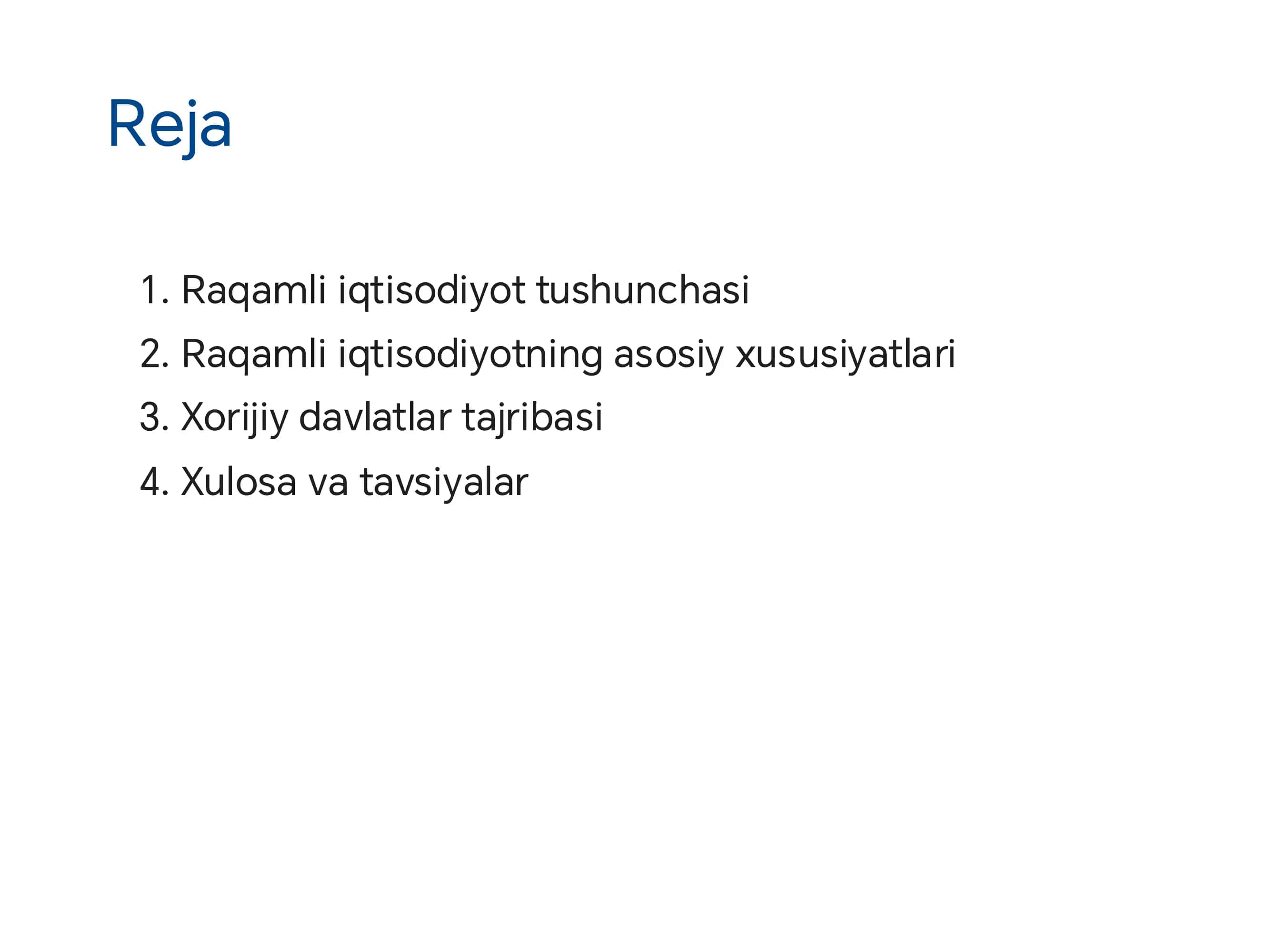 Raqamli iqtisodiyotning xususiyatlari va xorijiy davlatlarda raqamli iqtisodiyotning rivojlanishi 2