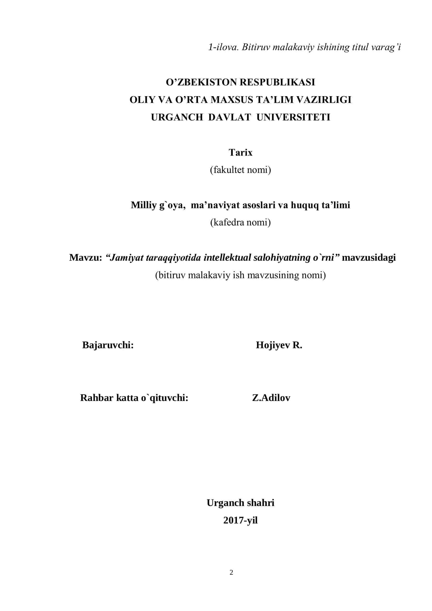 Jamiyat taraqqiyotida intellektual salohiyatning o`rni 2