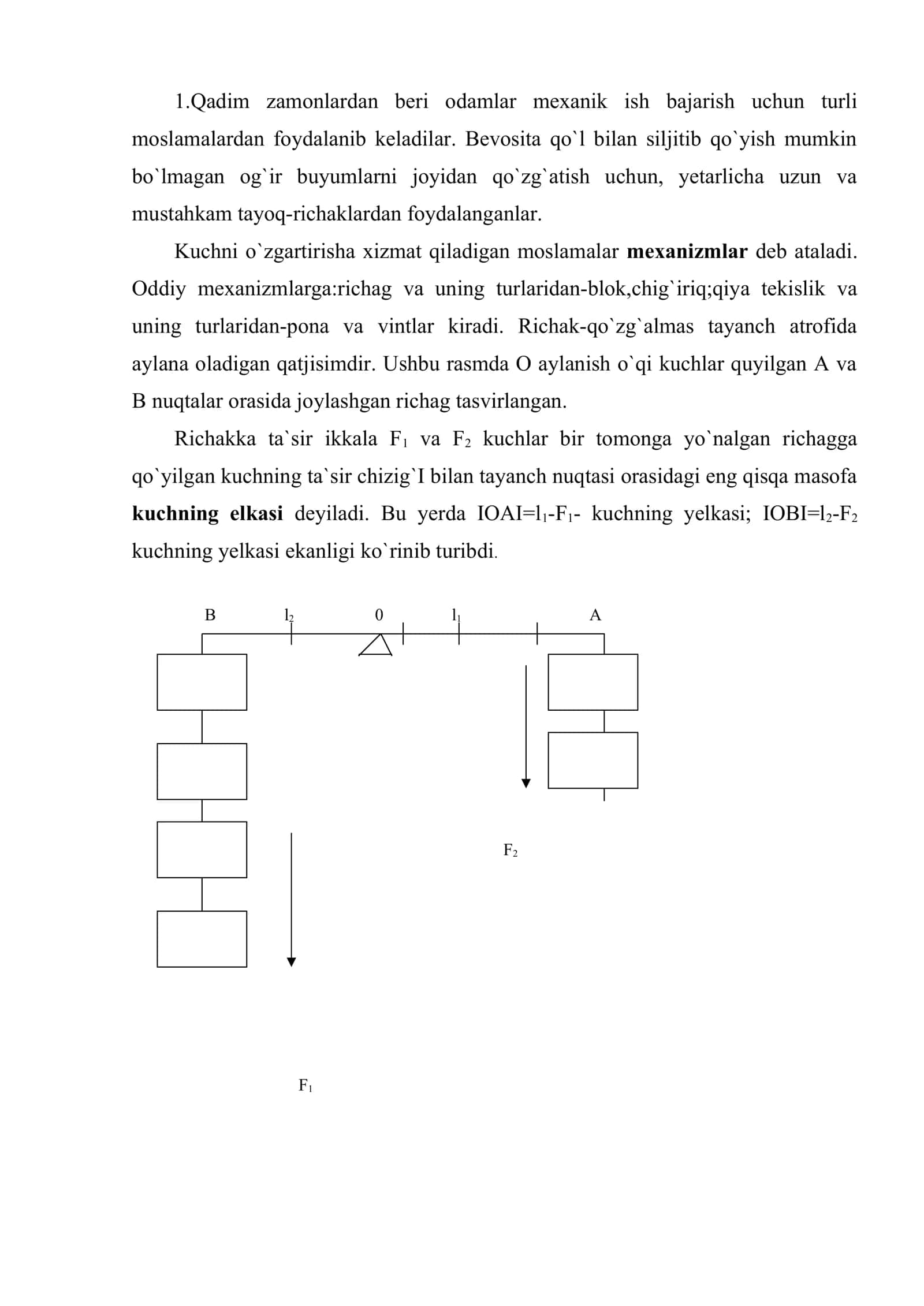 Oddiy mashina va mexanizmlar 2