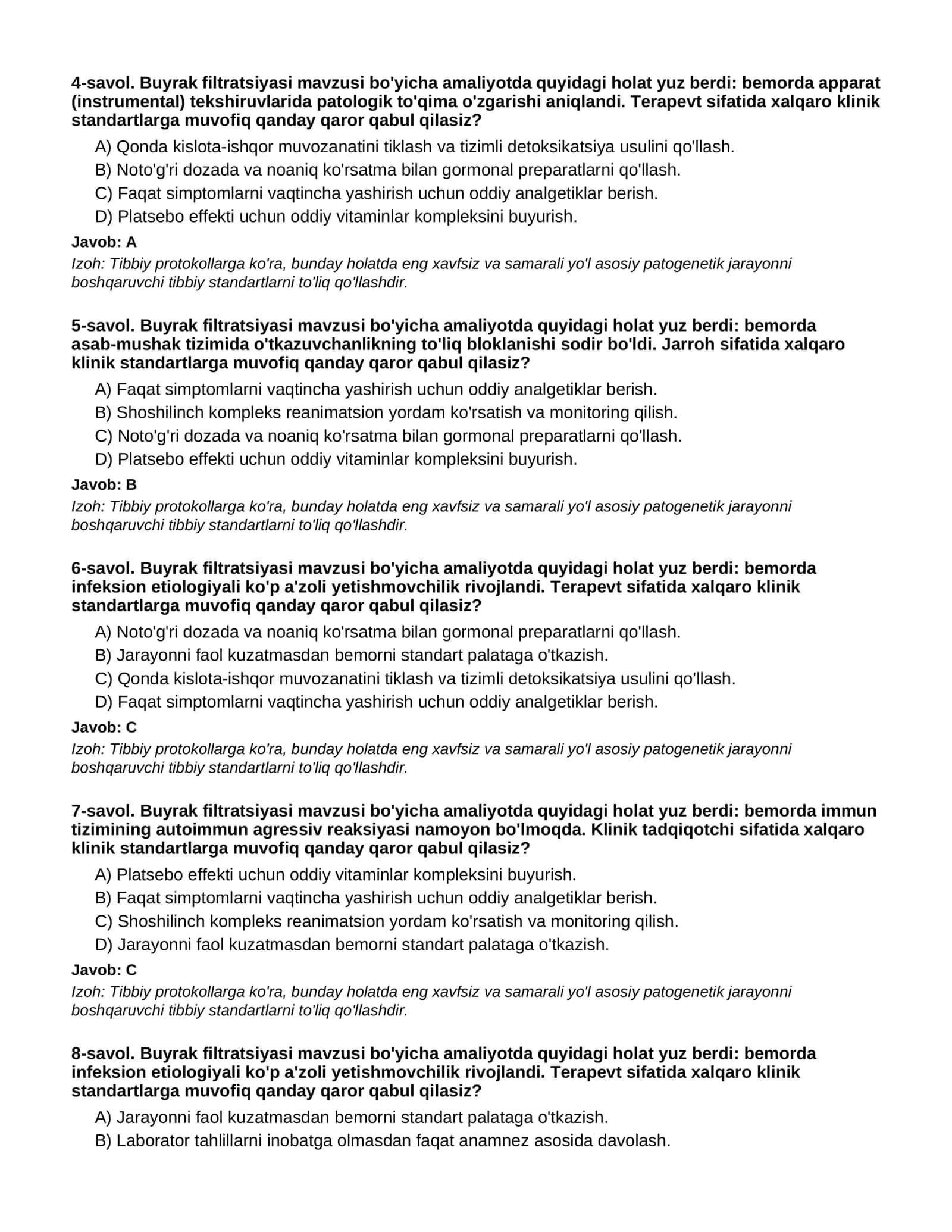 BUYRAK FILTRATSIYASI - 1-QISM 2
