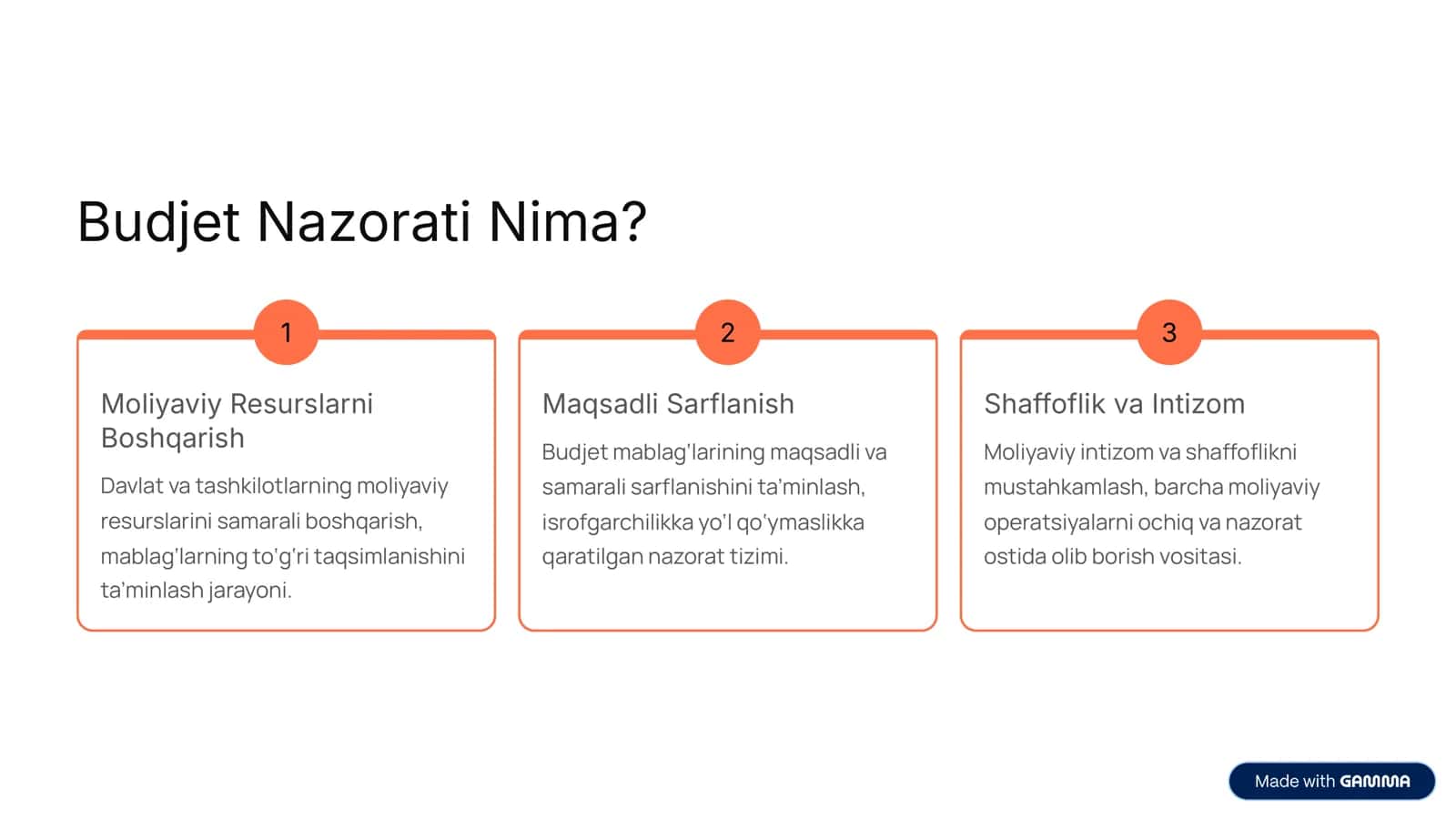 Budjet Nazorati Nima? 2